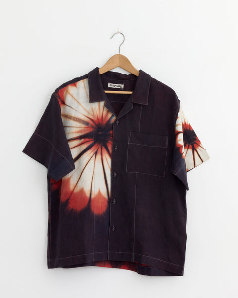Greetings Shirt in Pink Flower Clamp