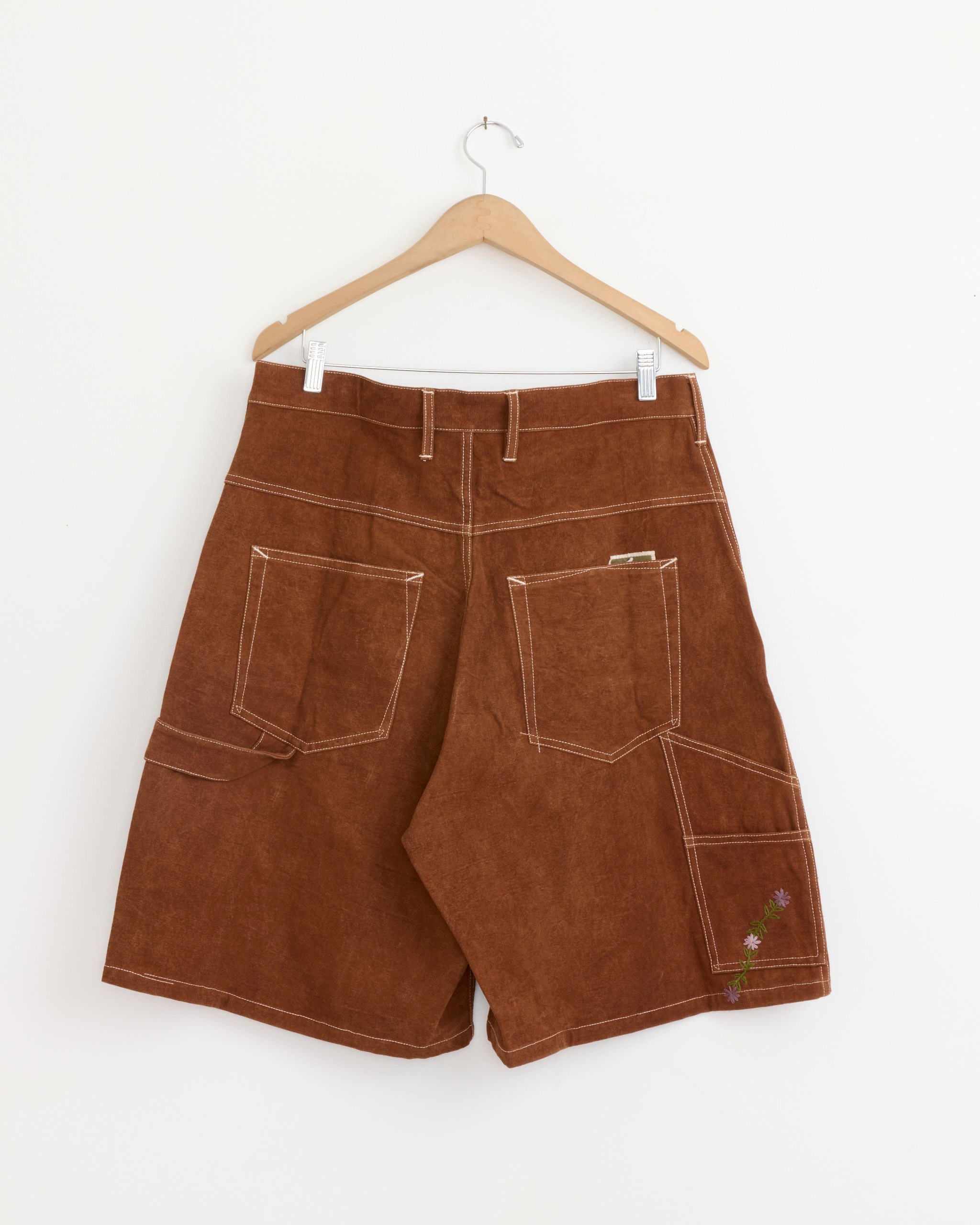 Story mfg Lush Carpenter Short - Brown Wonky Wear / L (279379)