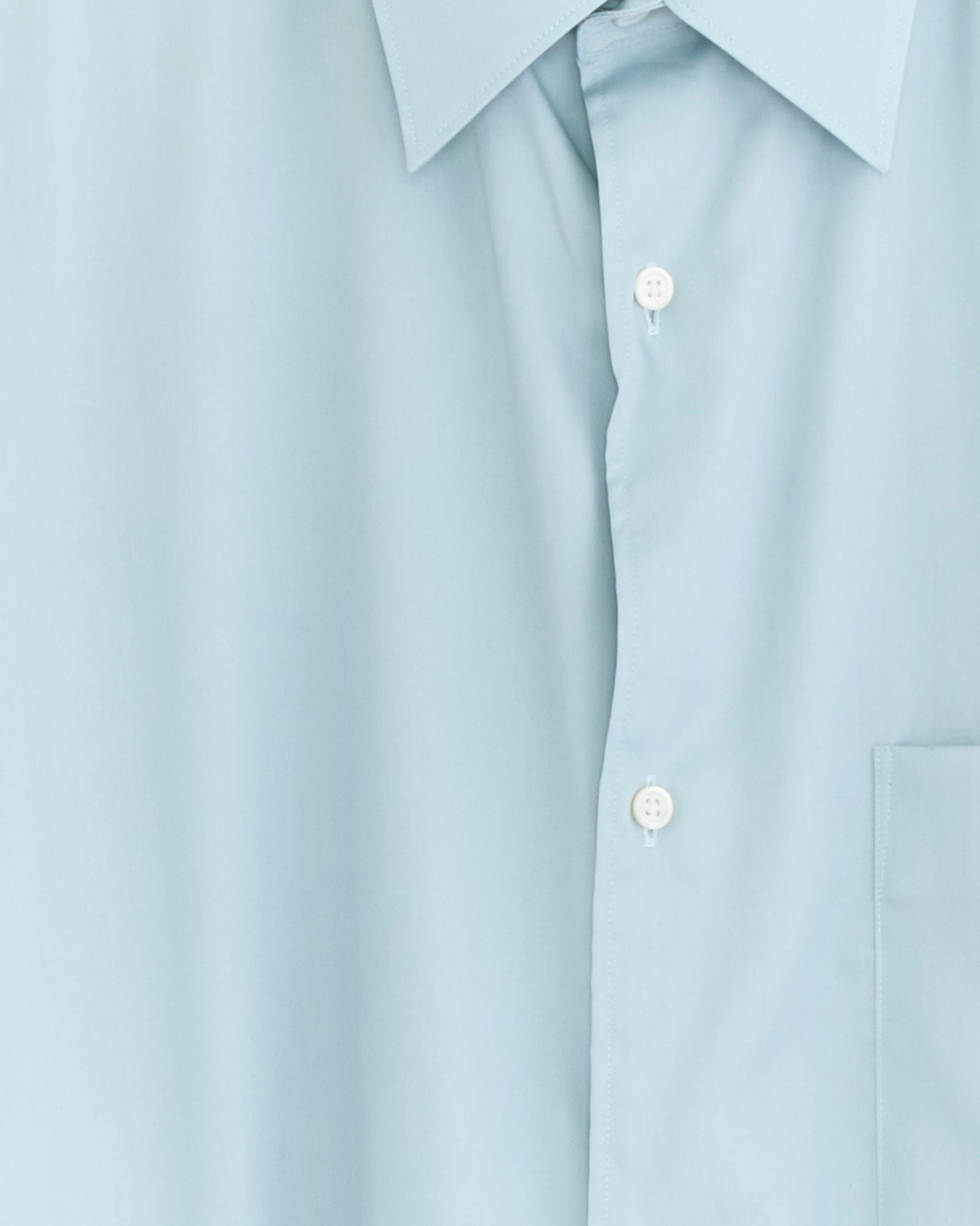 トップス Graphpaper Silicon Poplin Regular Collar Silicon Poplin Oversized Regular Collar Shirt in Smoked Blue