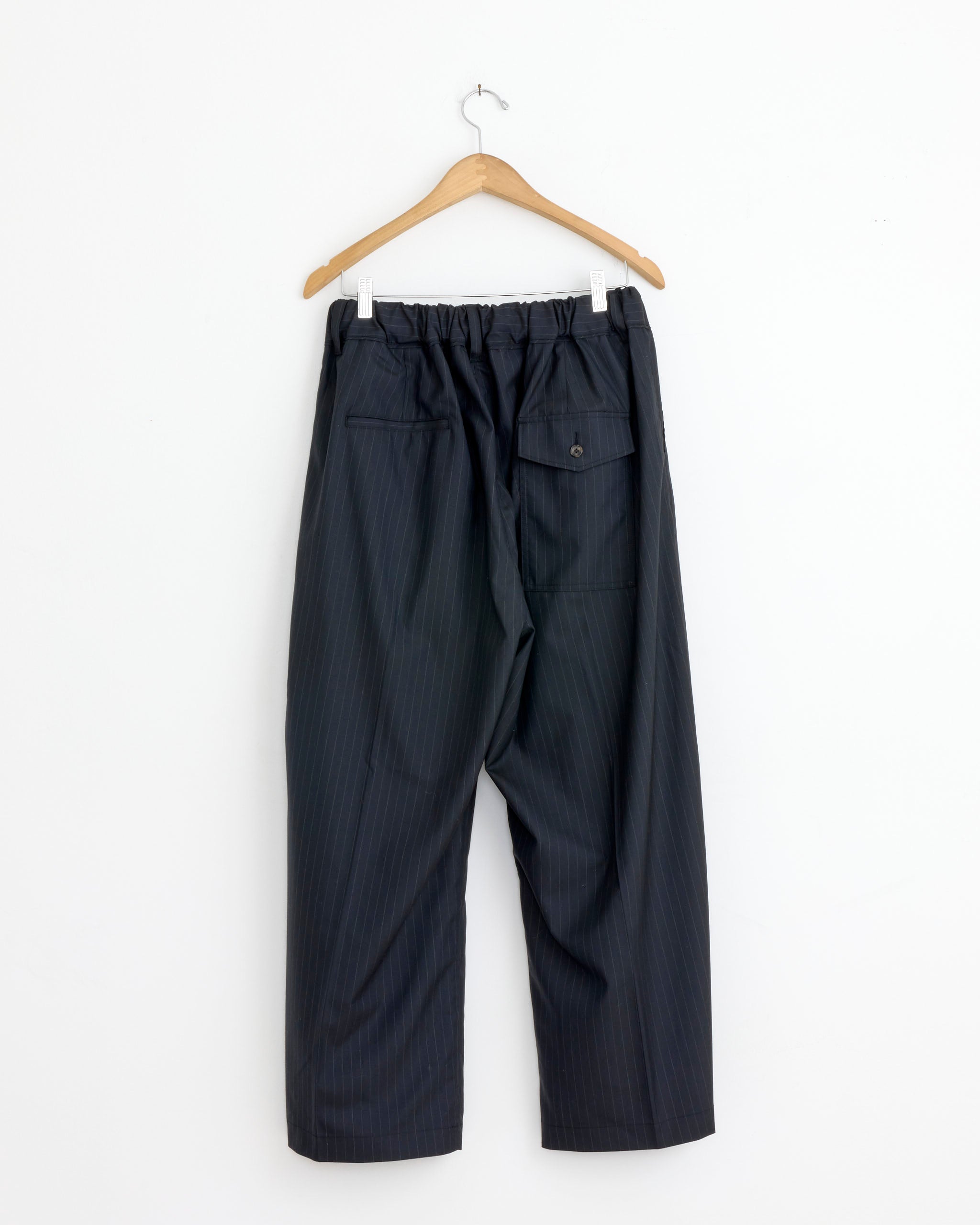 Hakama Tropical Wool Pant - Black Stripe / OS (279700)