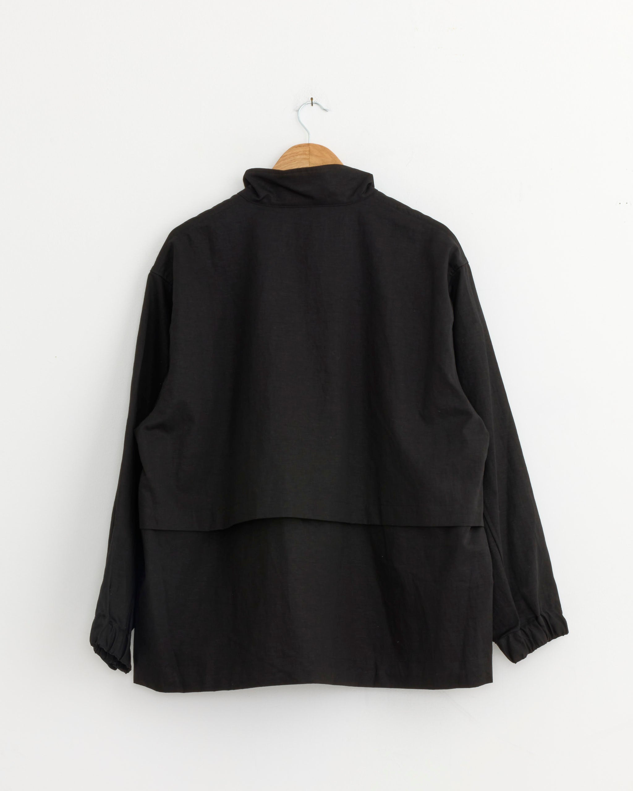 Stand Collar Blouson in Black