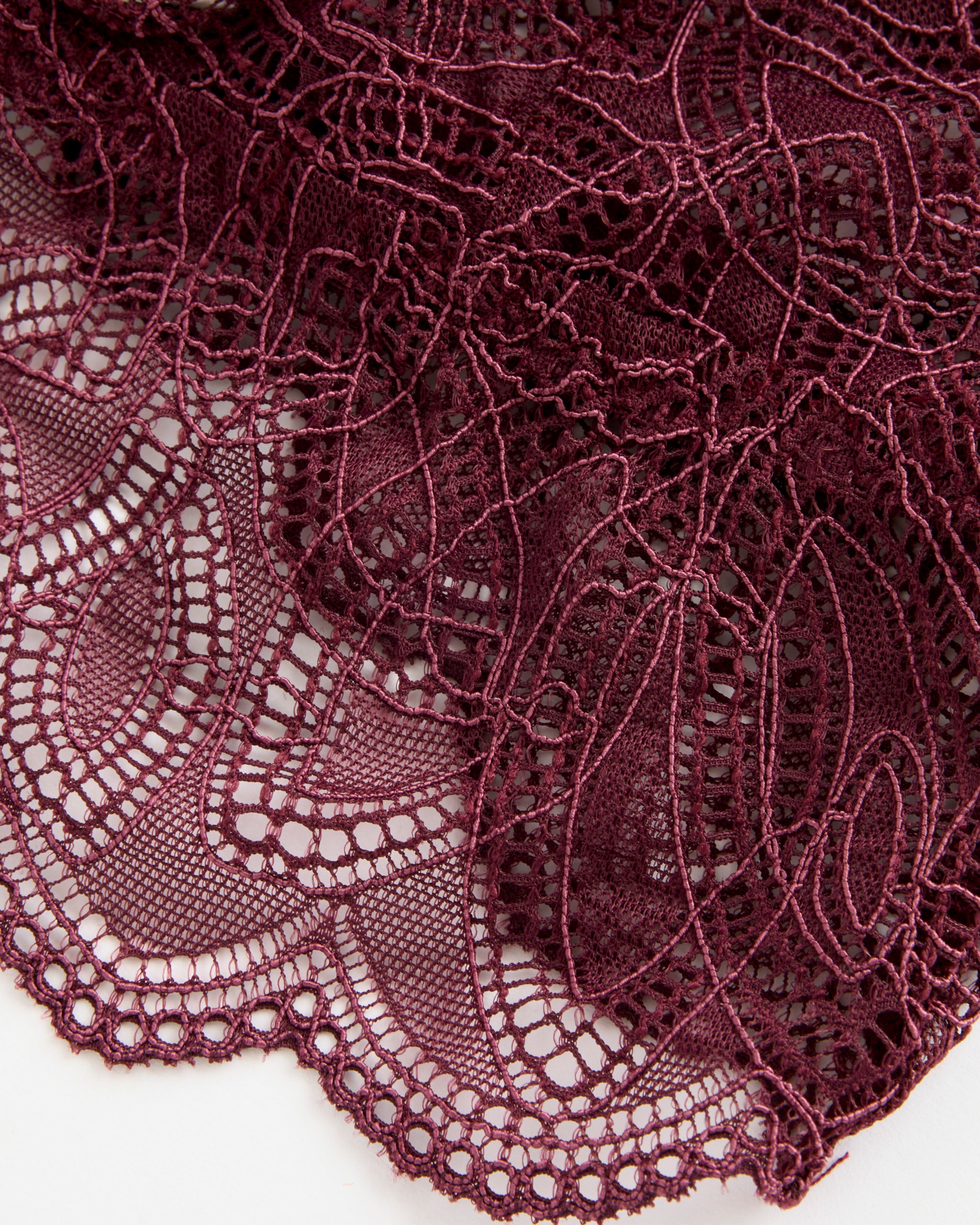 ELSE Dahlia Soft Plunge Bra Cherry Lacquer - Cherry Lacquer / S (279819)