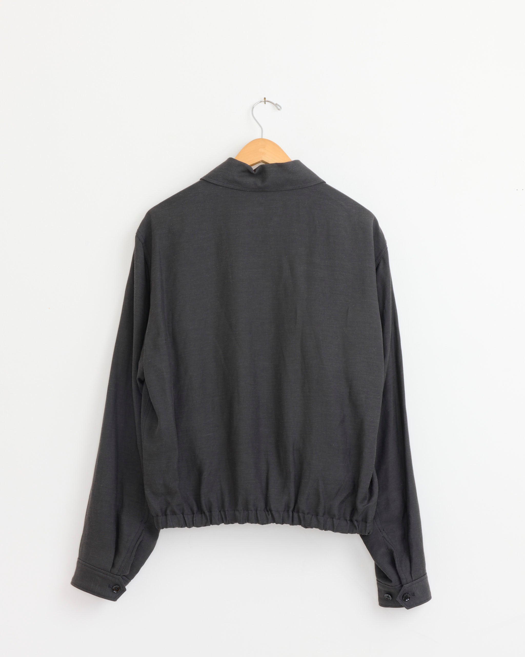 Lemaire Short Blouson - Ash Black / 50 (279837)