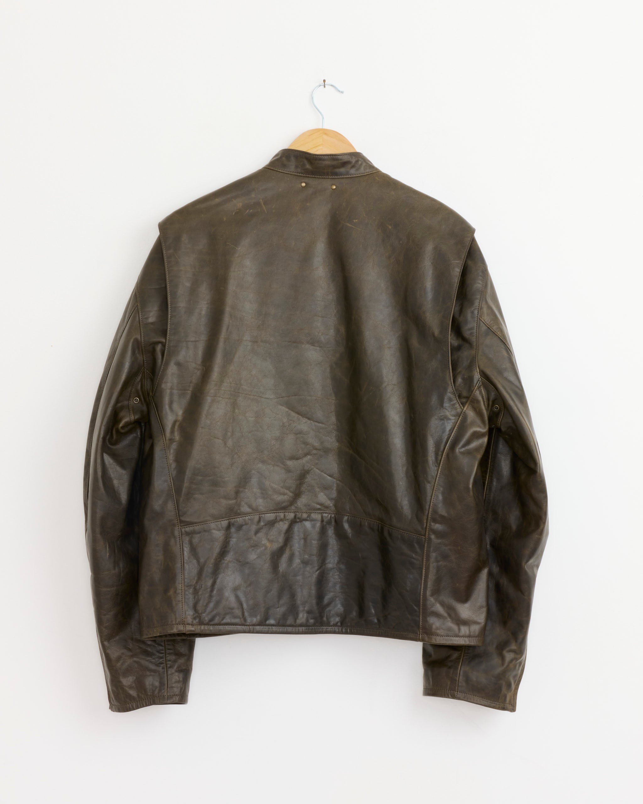 Boxy Biker Jacket in Bronze - Bronze / L (279907)
