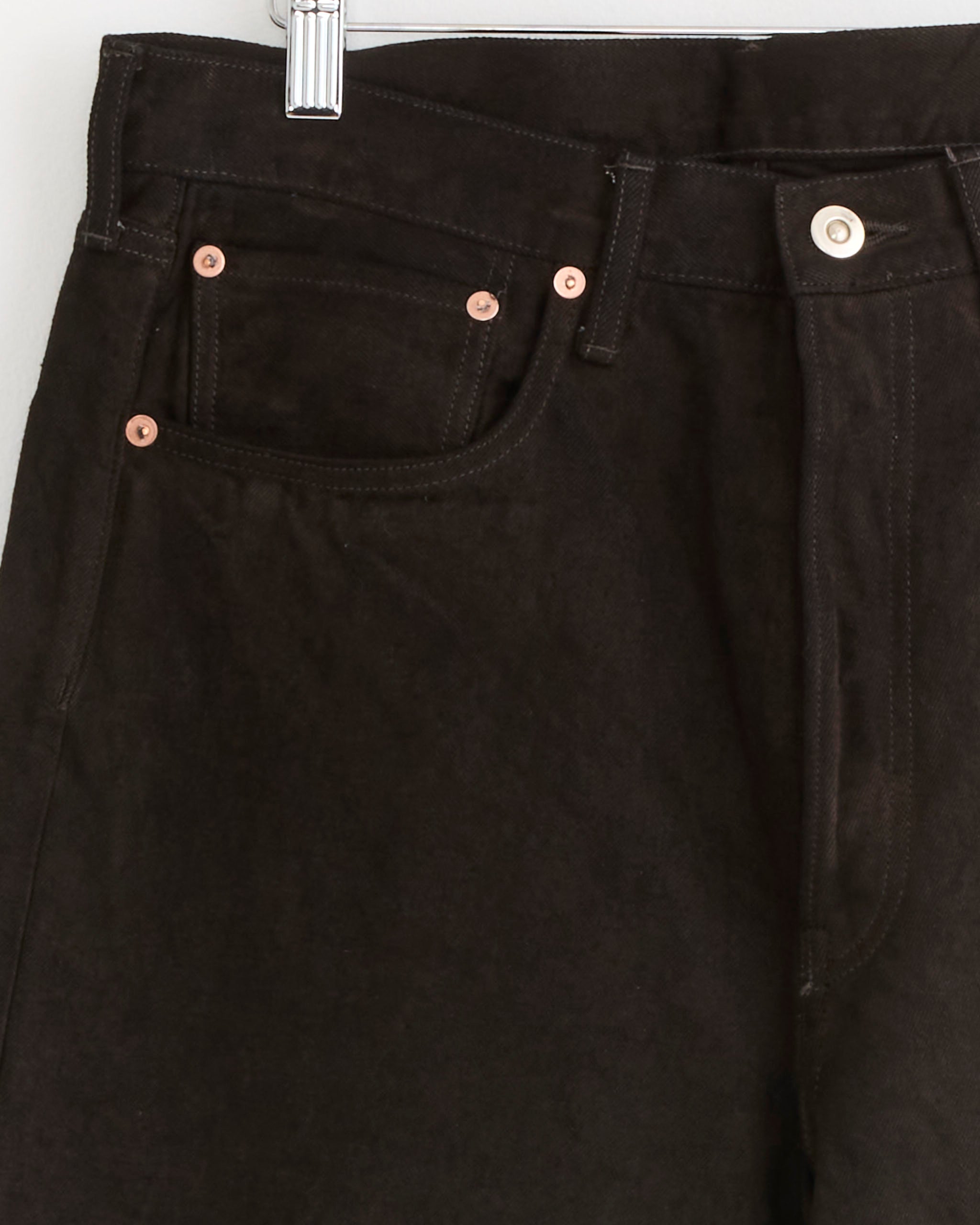 5 Pocket Straight Pant in Kakishibu