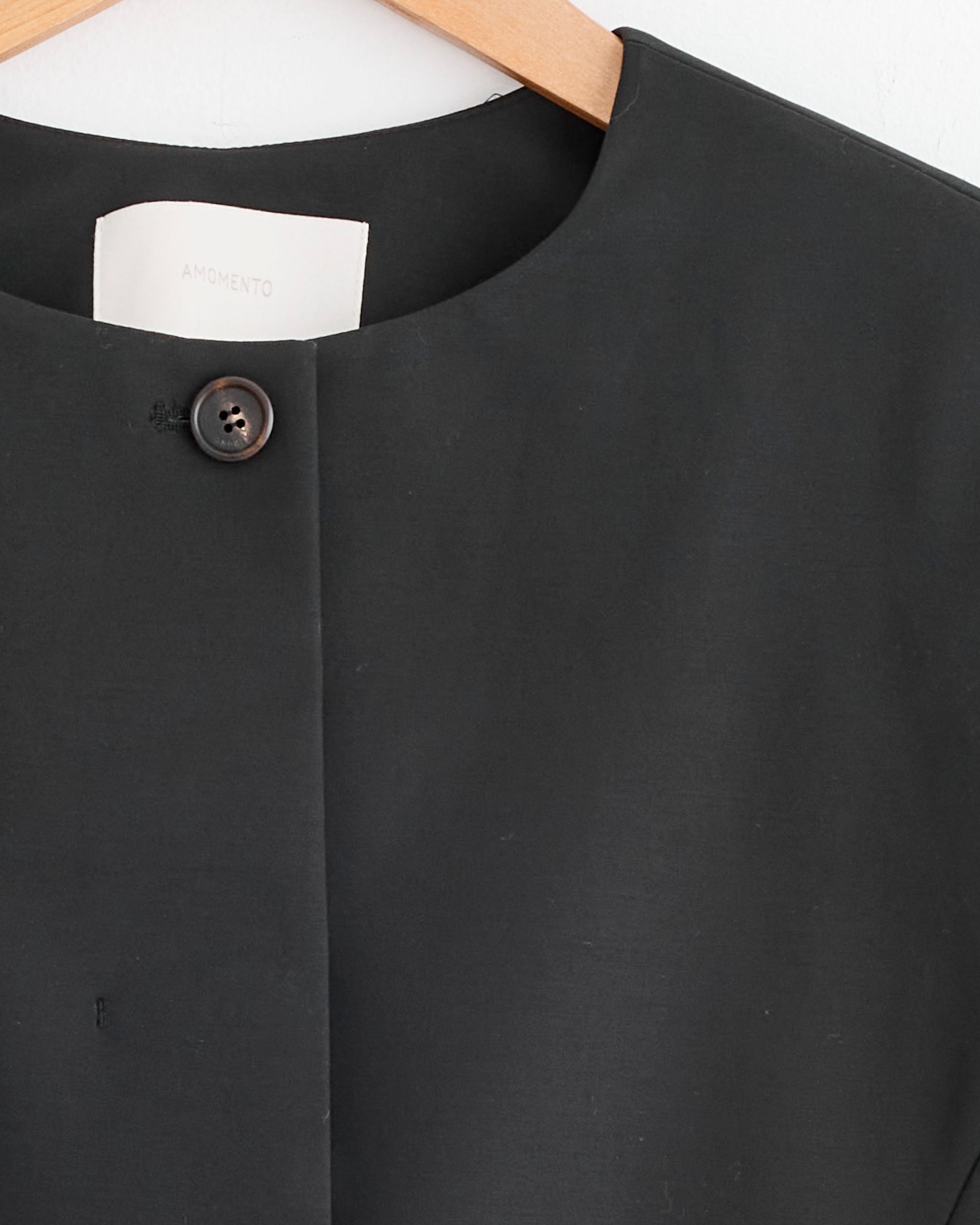 Amomento Curved Silhouette Jacket Black - Black / 0 (280084)