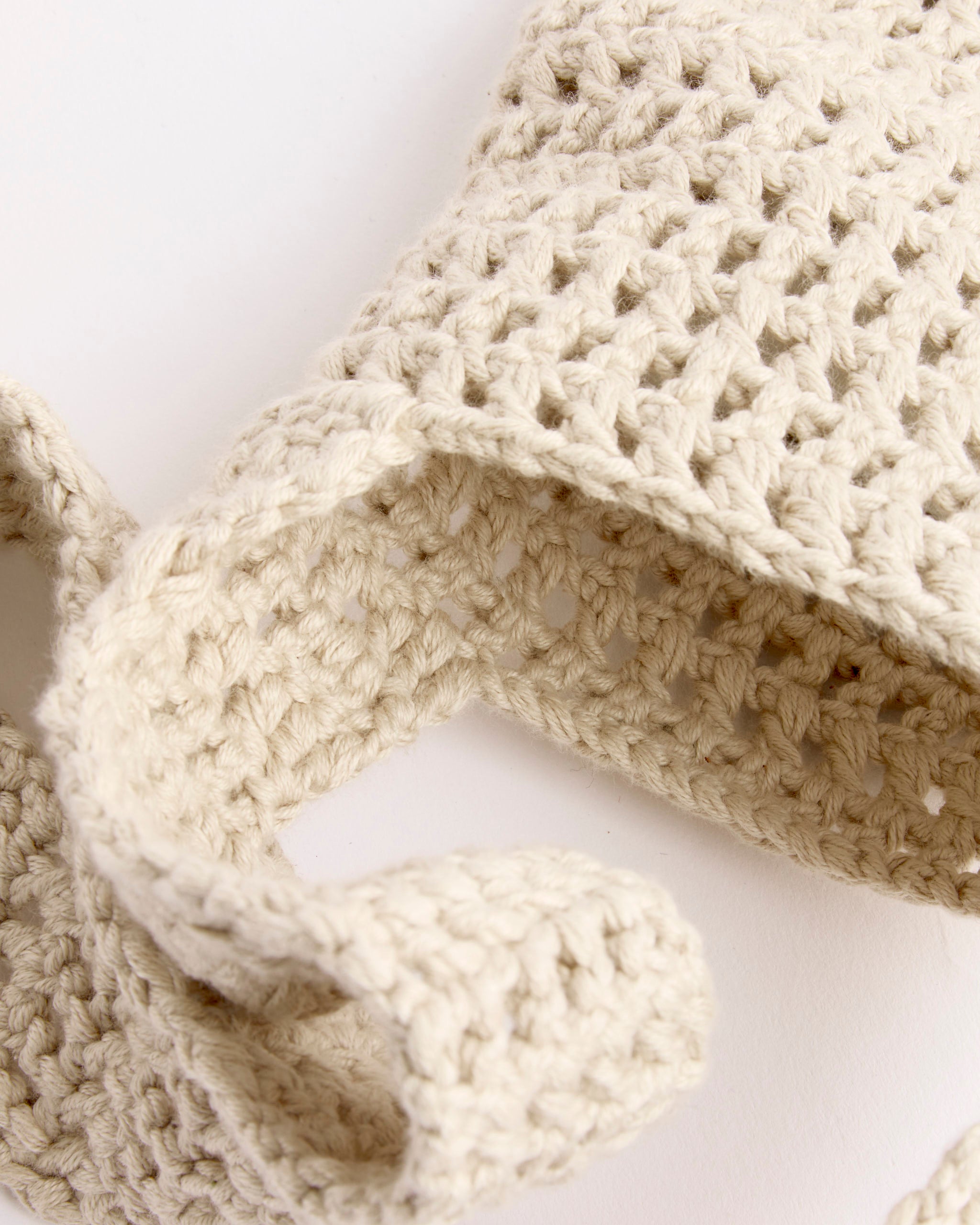 Lauren Manoogian Crochet Net Pouch - Flax - OS - Default Title (280626)