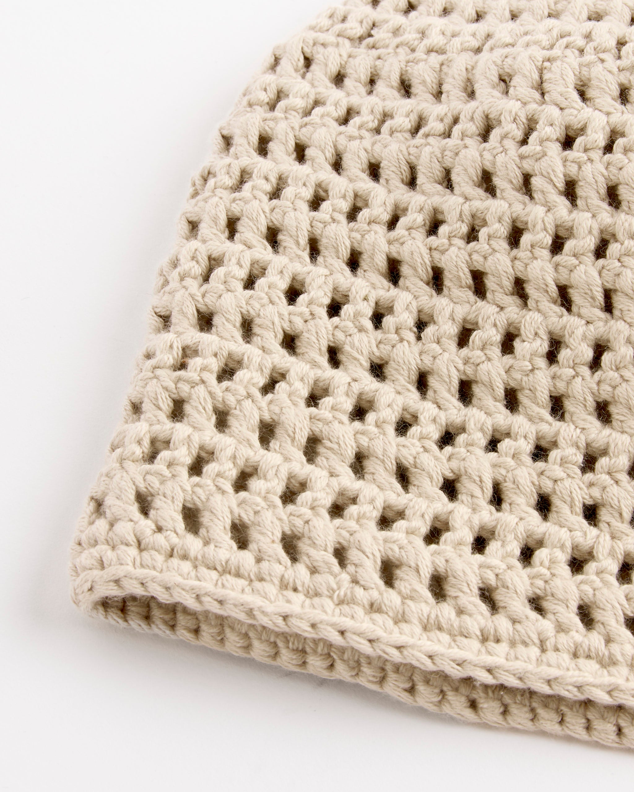 Lauren Manoogian Crochet Net Toque - Flax - OS - Default Title (280627)