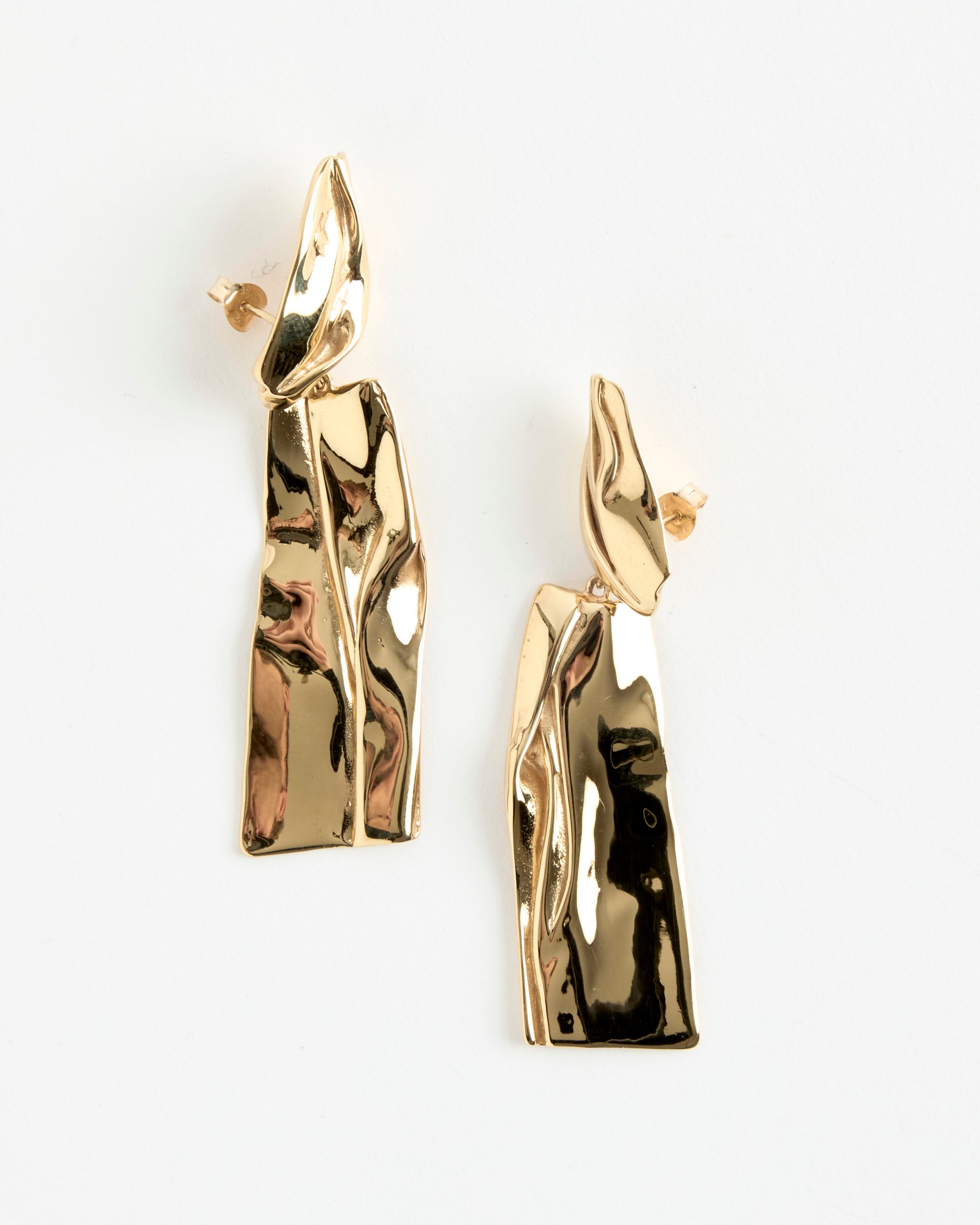 Faris Crease Drops - 14K Gold Plated Bronze - OS - Default Title (280636)