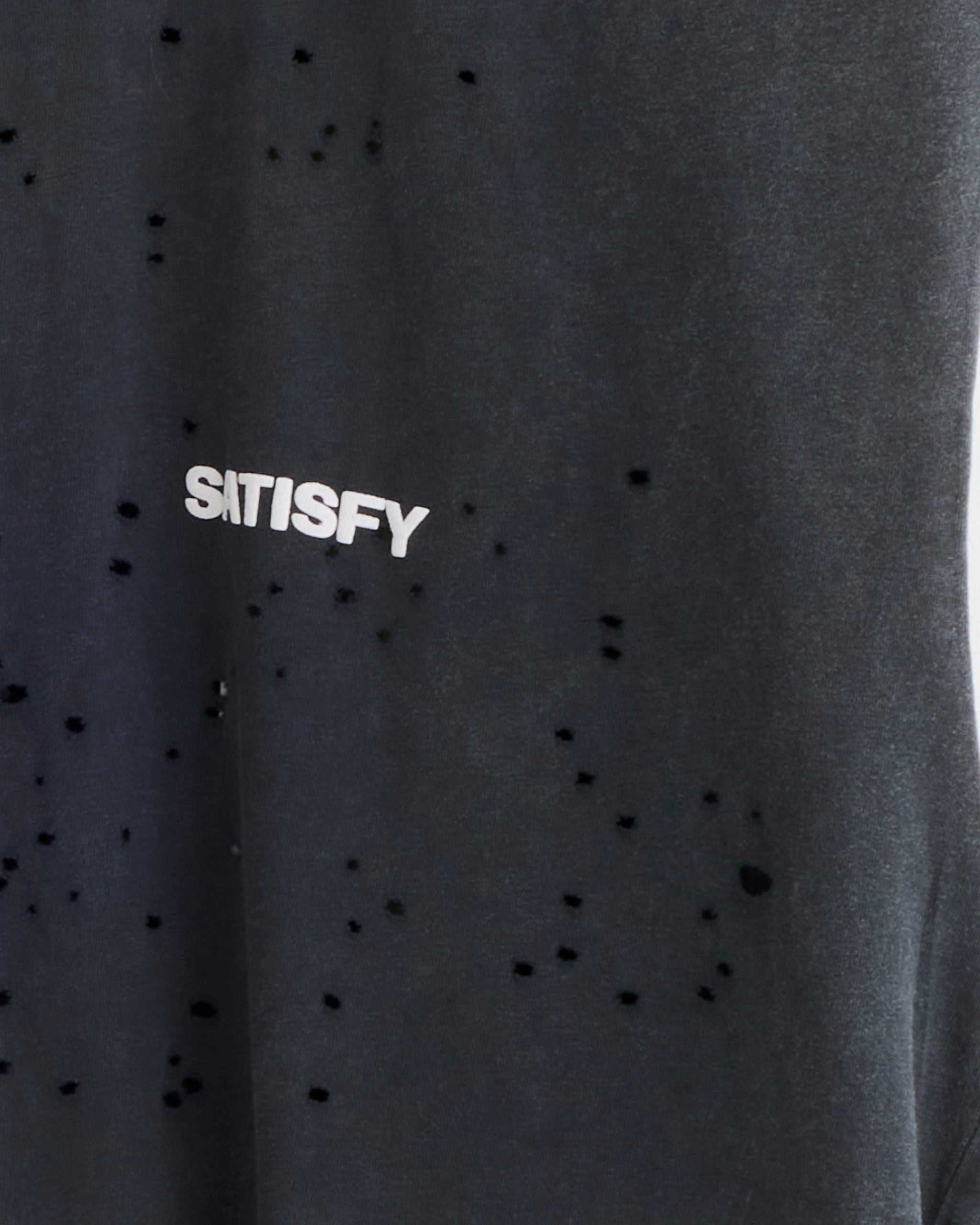 Satisfy Running MothTech Muscle Tee Aged Black - Aged Black / M (280667)