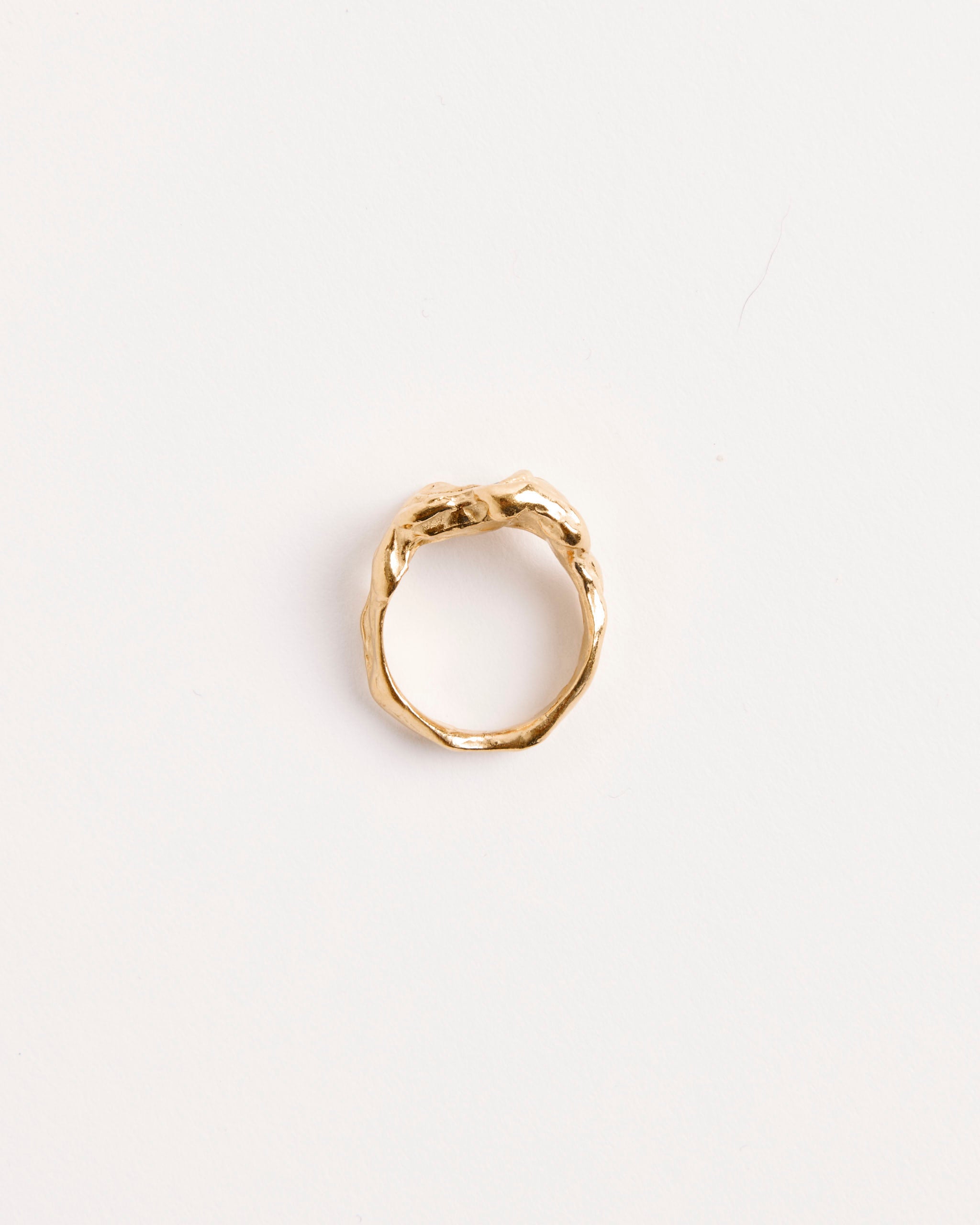 Simuero Ola Ring Gold Plated/Smoky Quartz - Gold Plated/Smoky Quartz / 6 (280691)