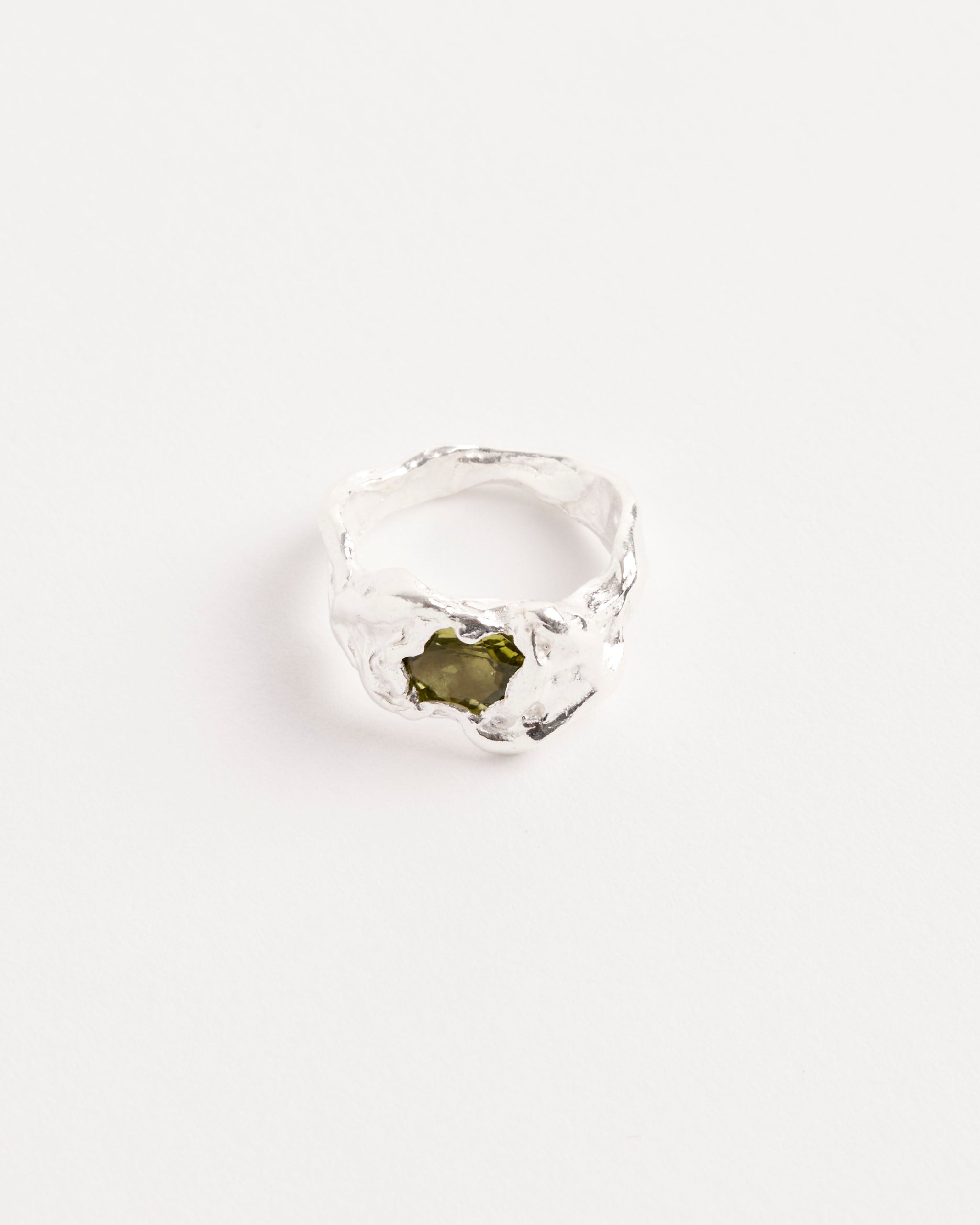 Simuero Ola Ring SS/Green Peridot - SS/Green Peridot / 5.5 (280697)