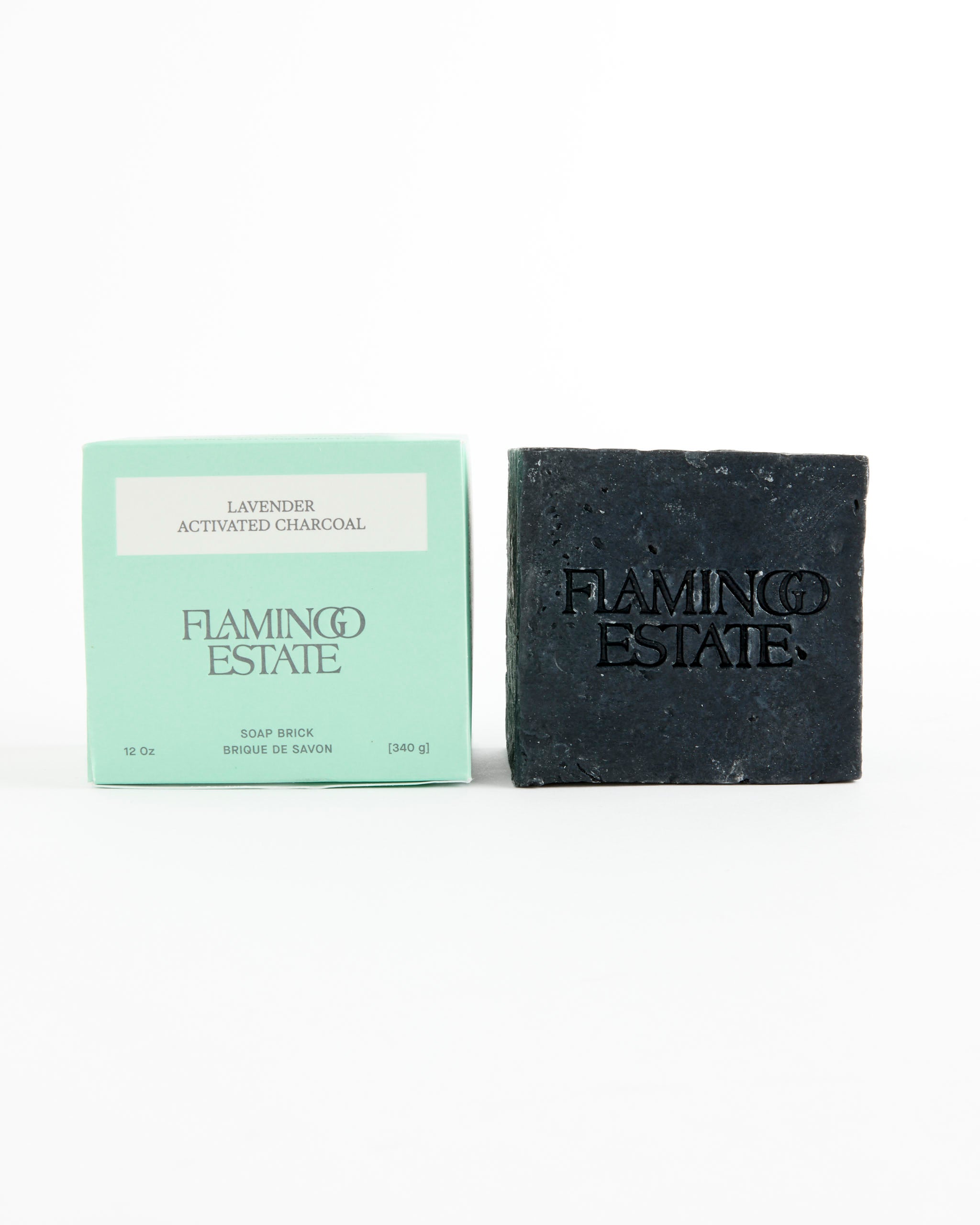 Flamingo Estate Lavender Activated Charcoal Bar Soap 12oz - Default Title (280747)