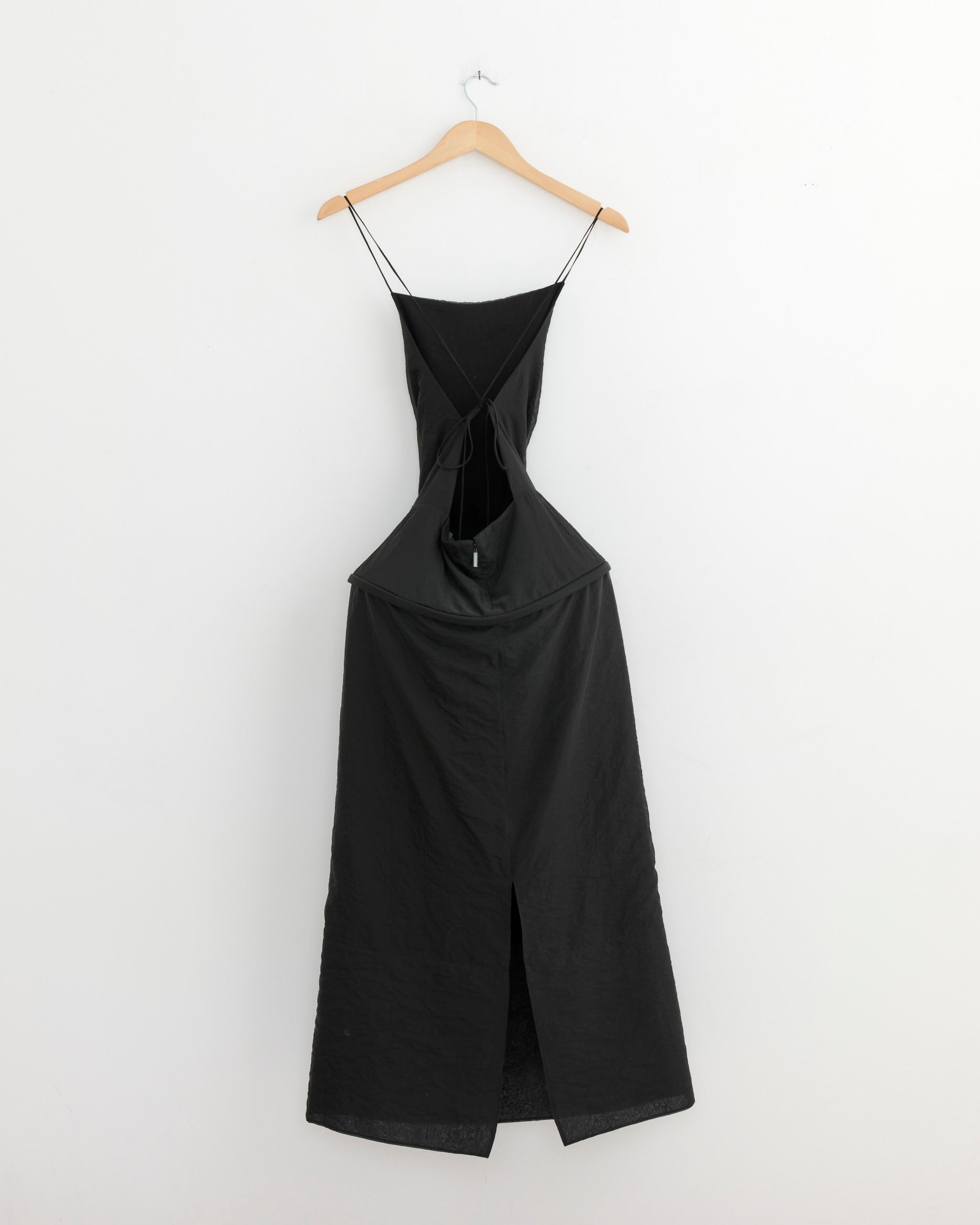 Chassis Hoop Strappy Dress in Black Chassis Hoop Strappy Dress in Black