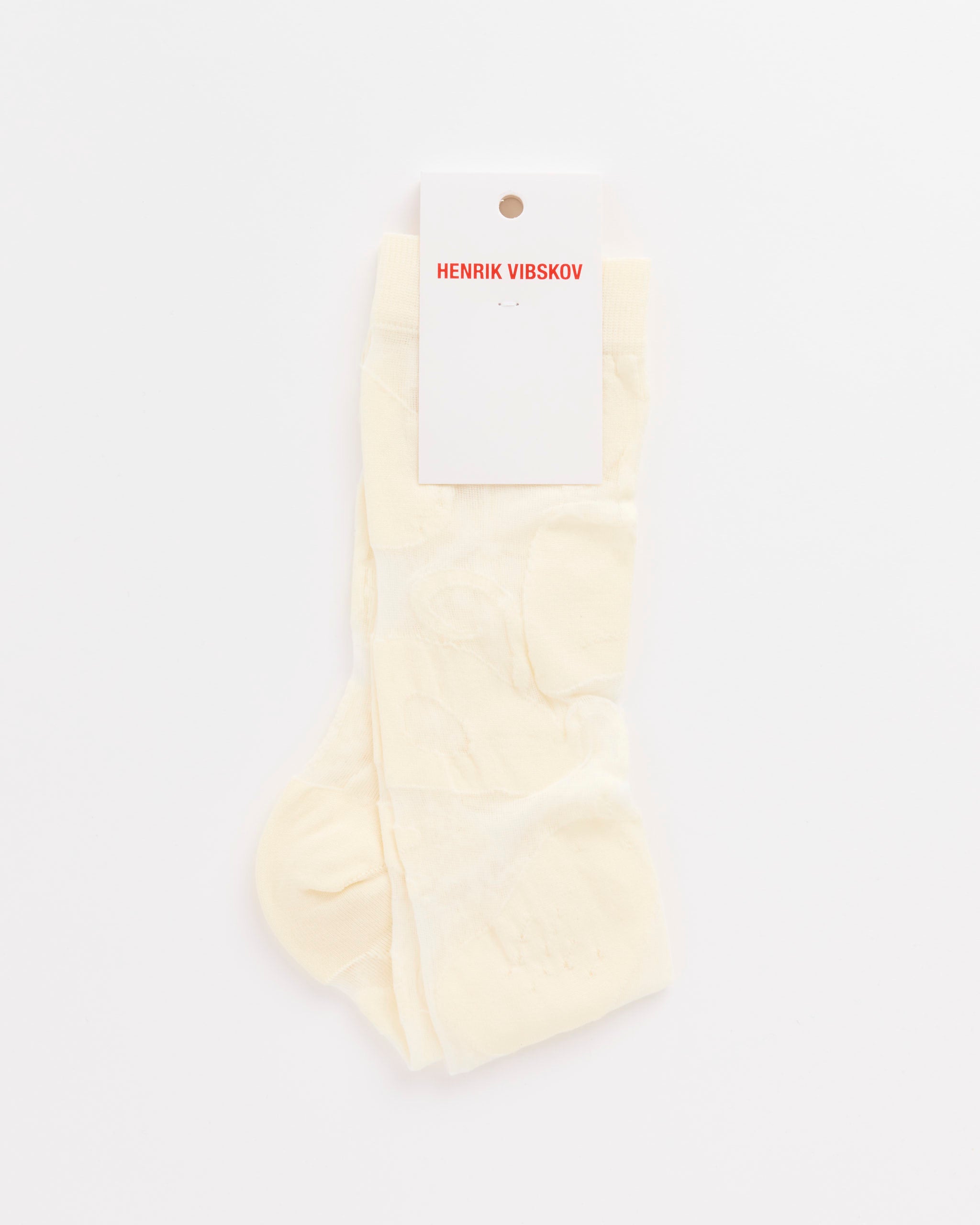 Henrik Vibskov Amulet Long Socks - Bone / 36/40 (281239)