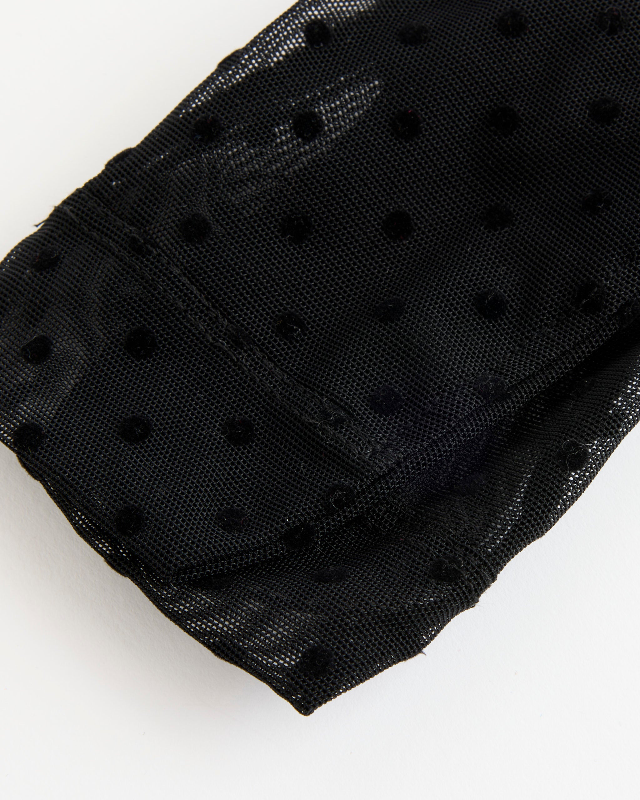 Darner Velvet Dots Mesh Socks Black - Black / 1 (281242)