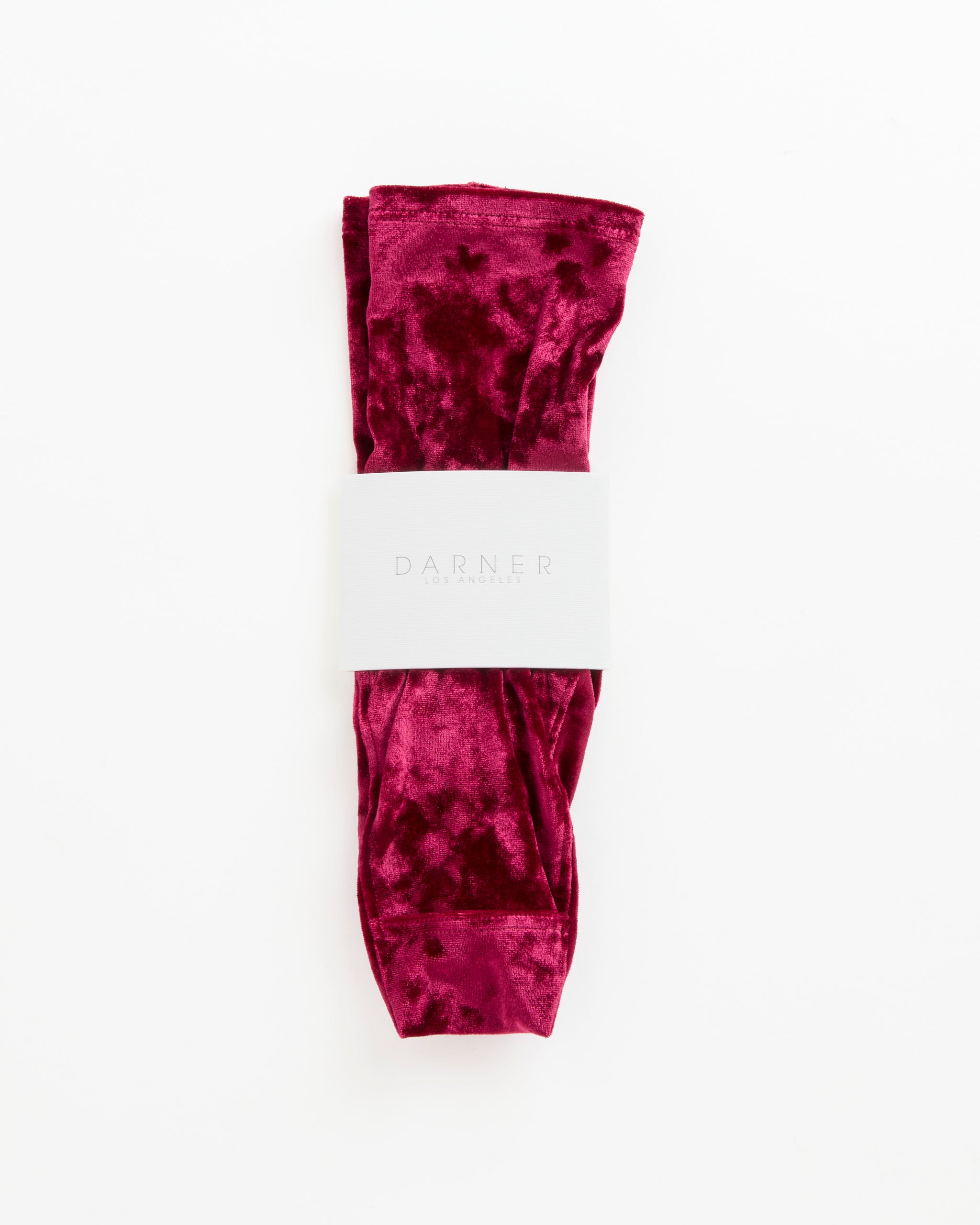 Darner Velvet Socks Burgundy Crushed - Burgundy Crushed / 1 (281244)