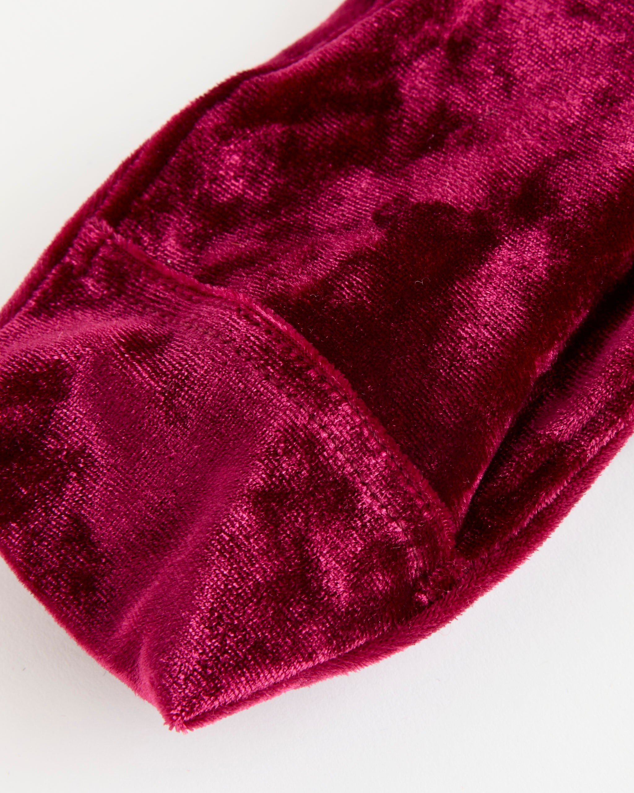 Darner Velvet Socks Burgundy Crushed - Burgundy Crushed / 1 (281244)