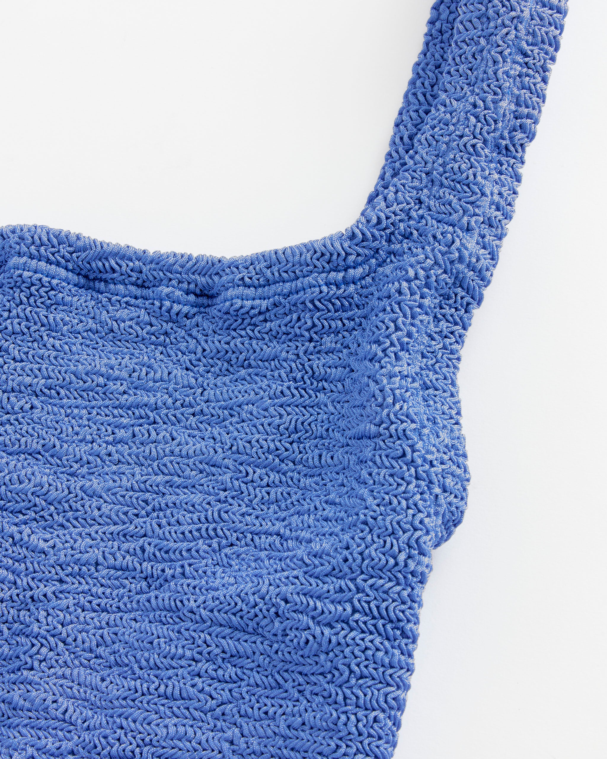 Hunza G Square Neck Swimsuit, Metallic Denim - Metallic Denim / OS (281400)