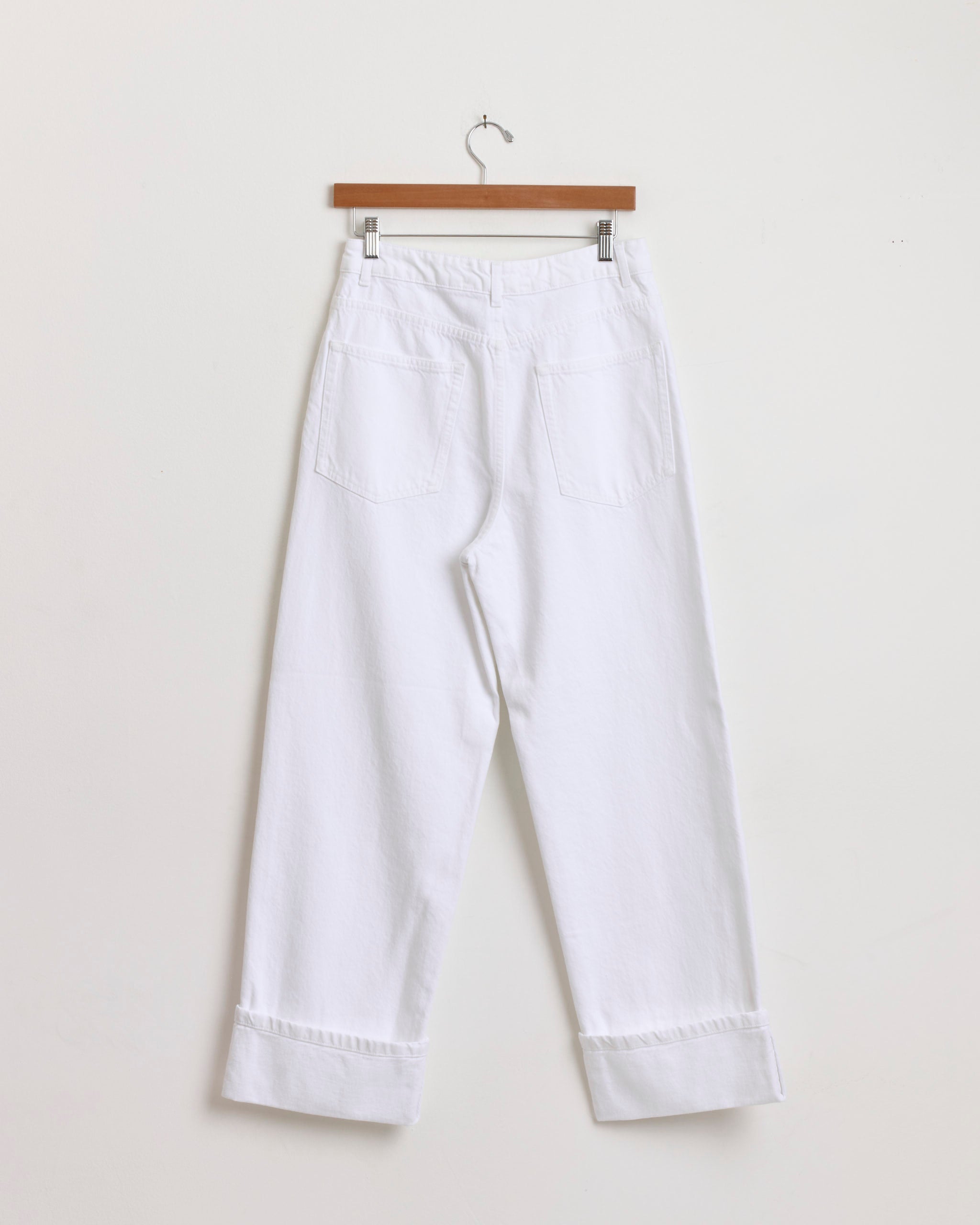 Róhe Baggy Fit Turn-Up Jean - Optic White / 34 (281438)
