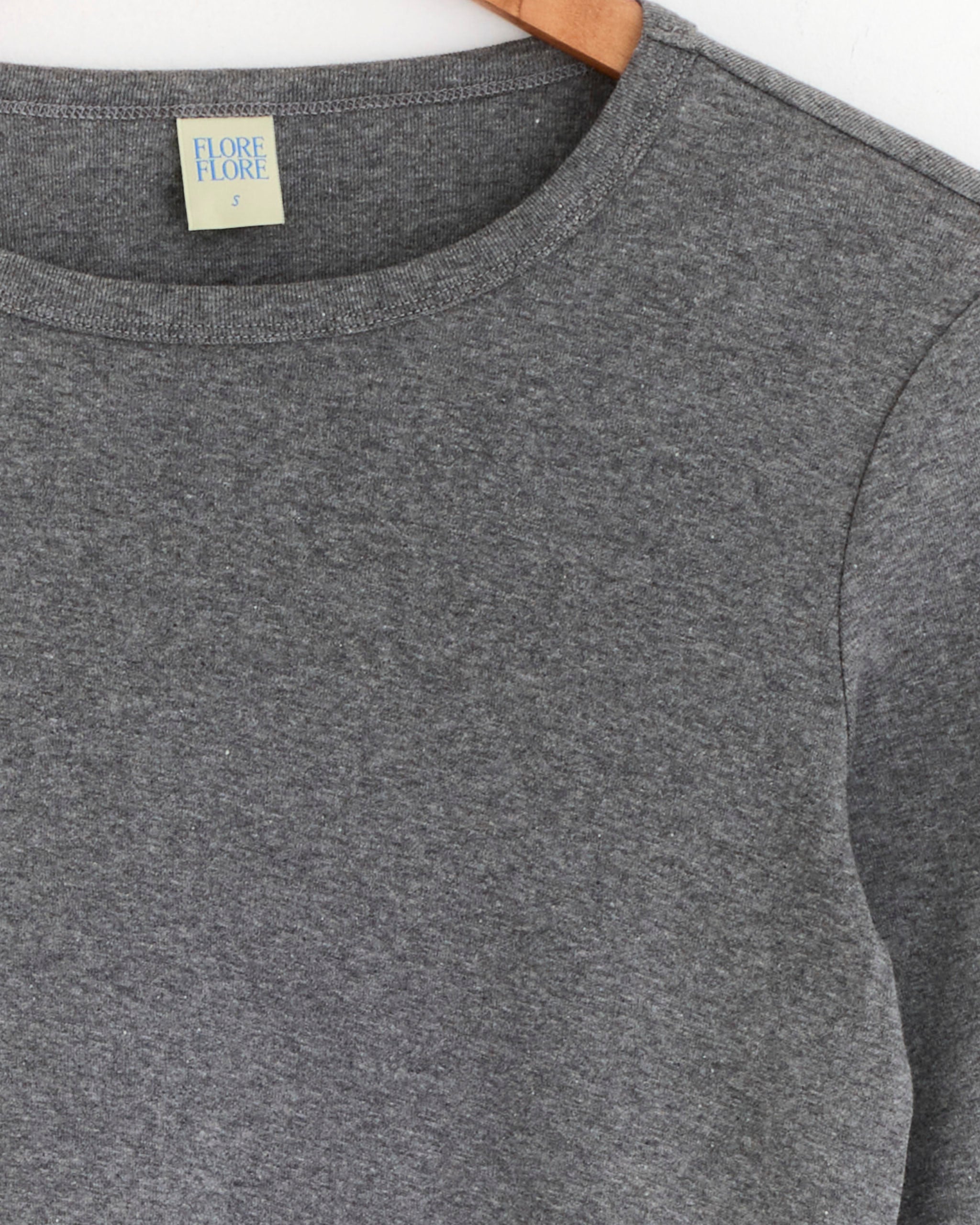 FLORE FLORE Olivia L/S Tee Melee Grey - Melee Grey / S (281543)
