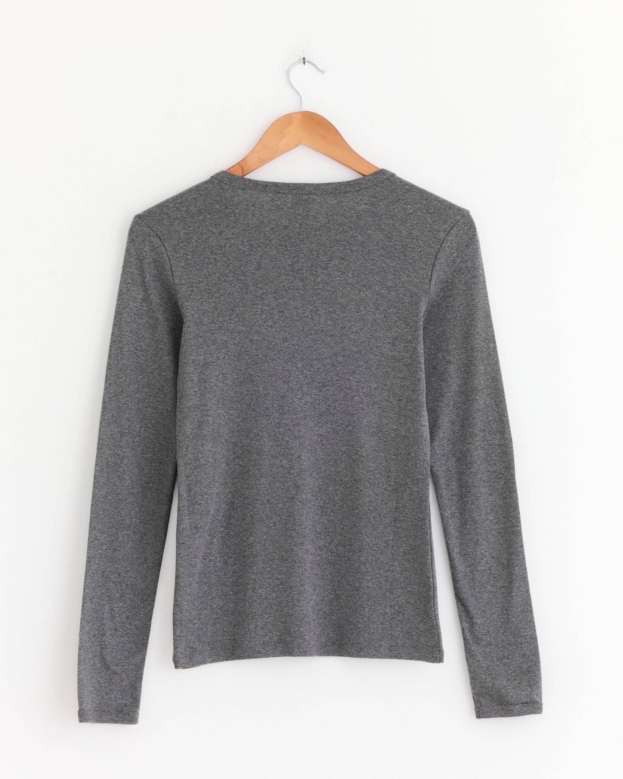 FLORE FLORE Olivia L/S Tee Melee Grey - Melee Grey / S (281543)