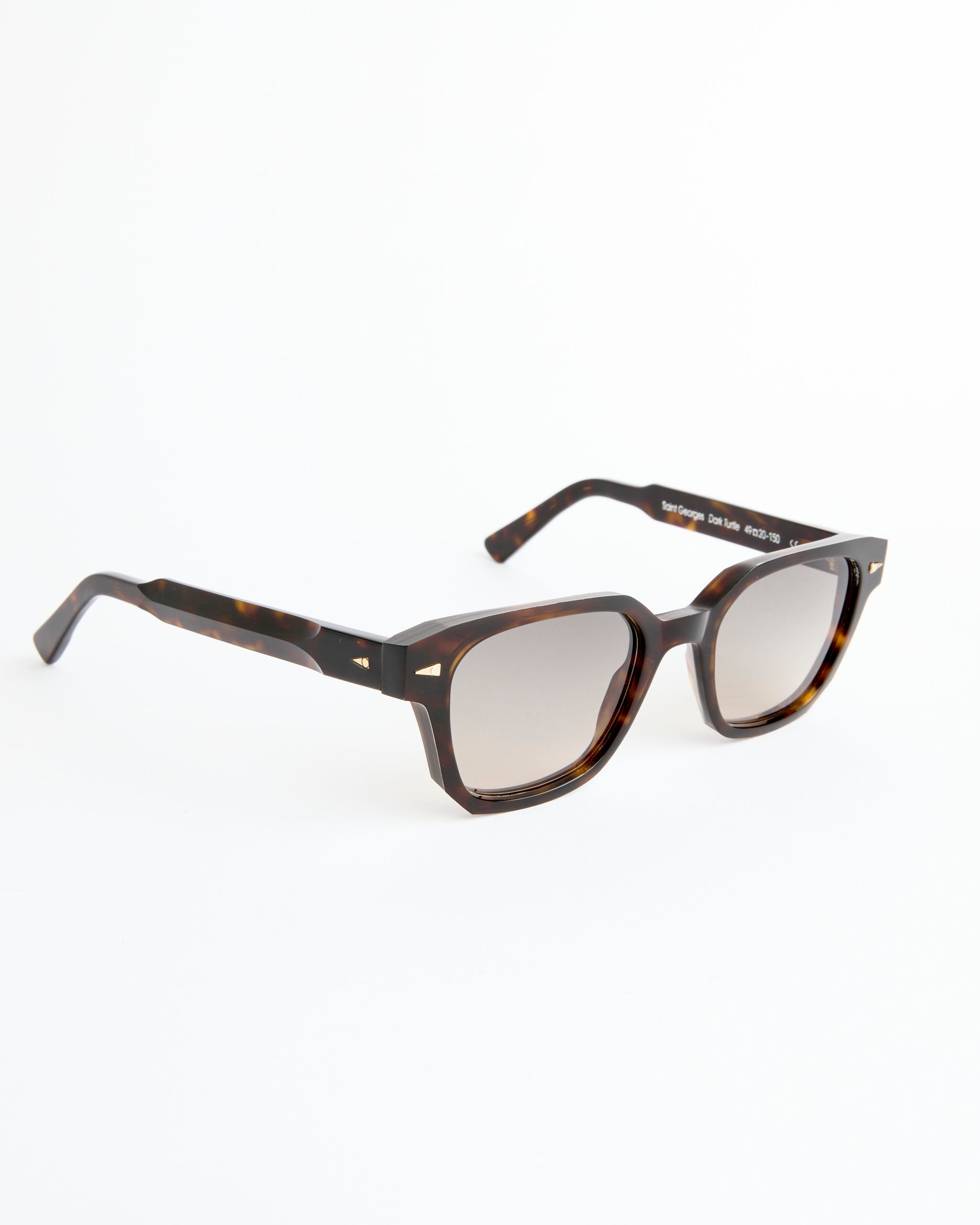 Ahlem Saint Georges Sunglasses - Dark Turtle/Rain Gradient - Default Title (281551)