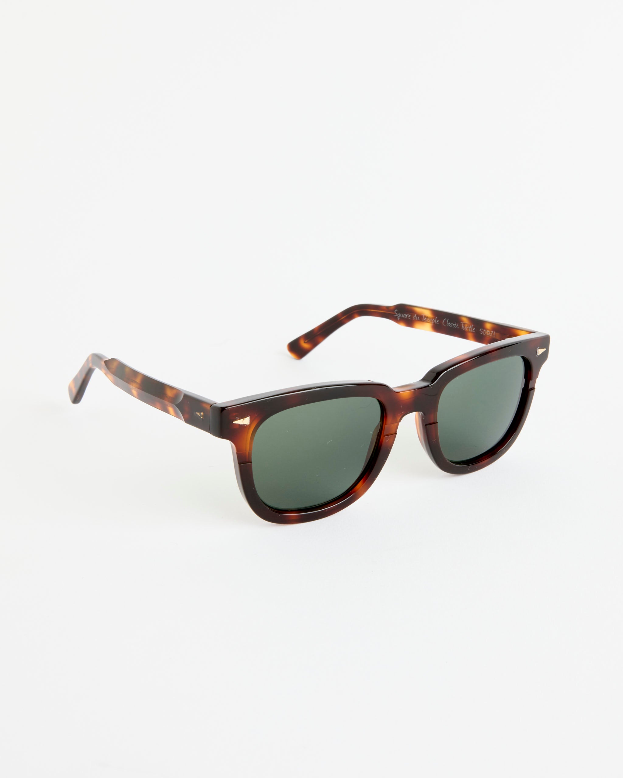 Ahlem Square du Temple Sunglasses - Classic Turtle/G15 - Default Title (281552)