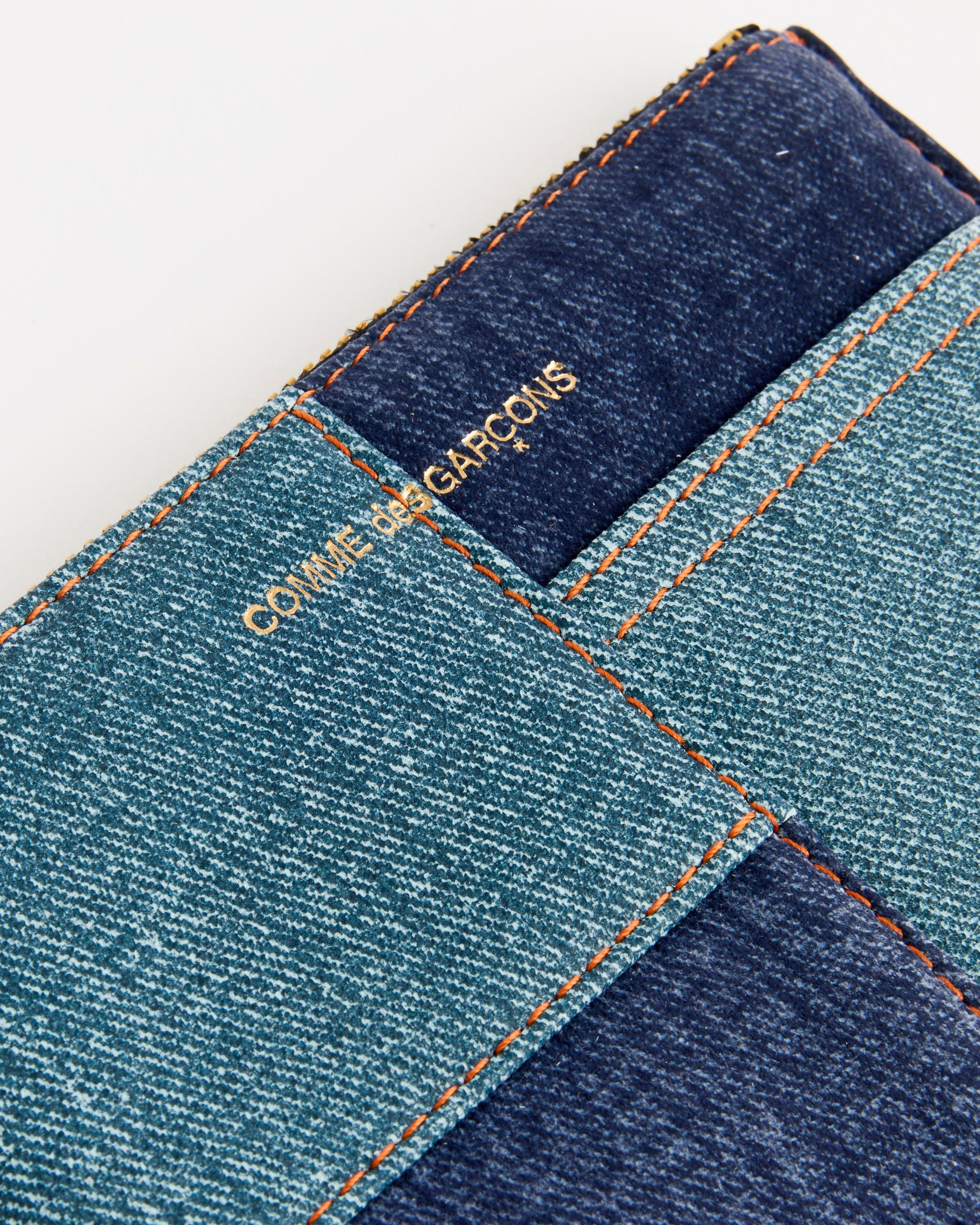 SA8100DP Denim Pocket Wallet in Blue