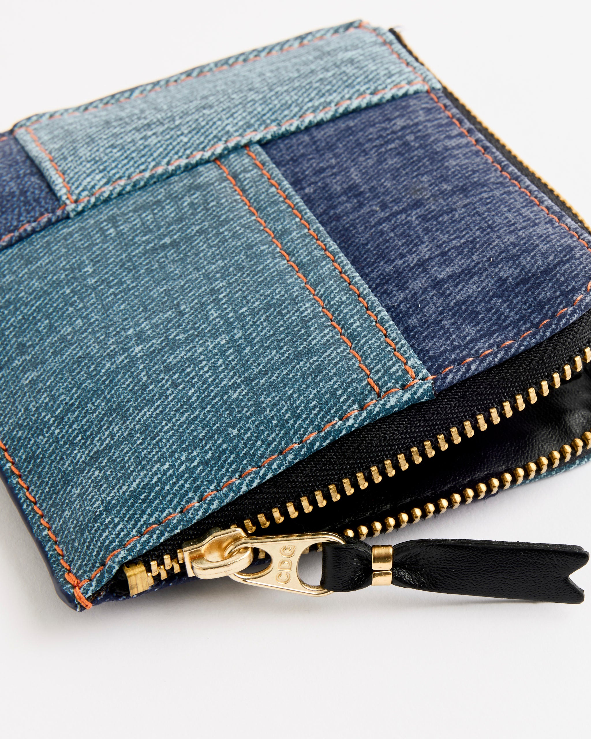 Denim Pocket Wallet in Blue