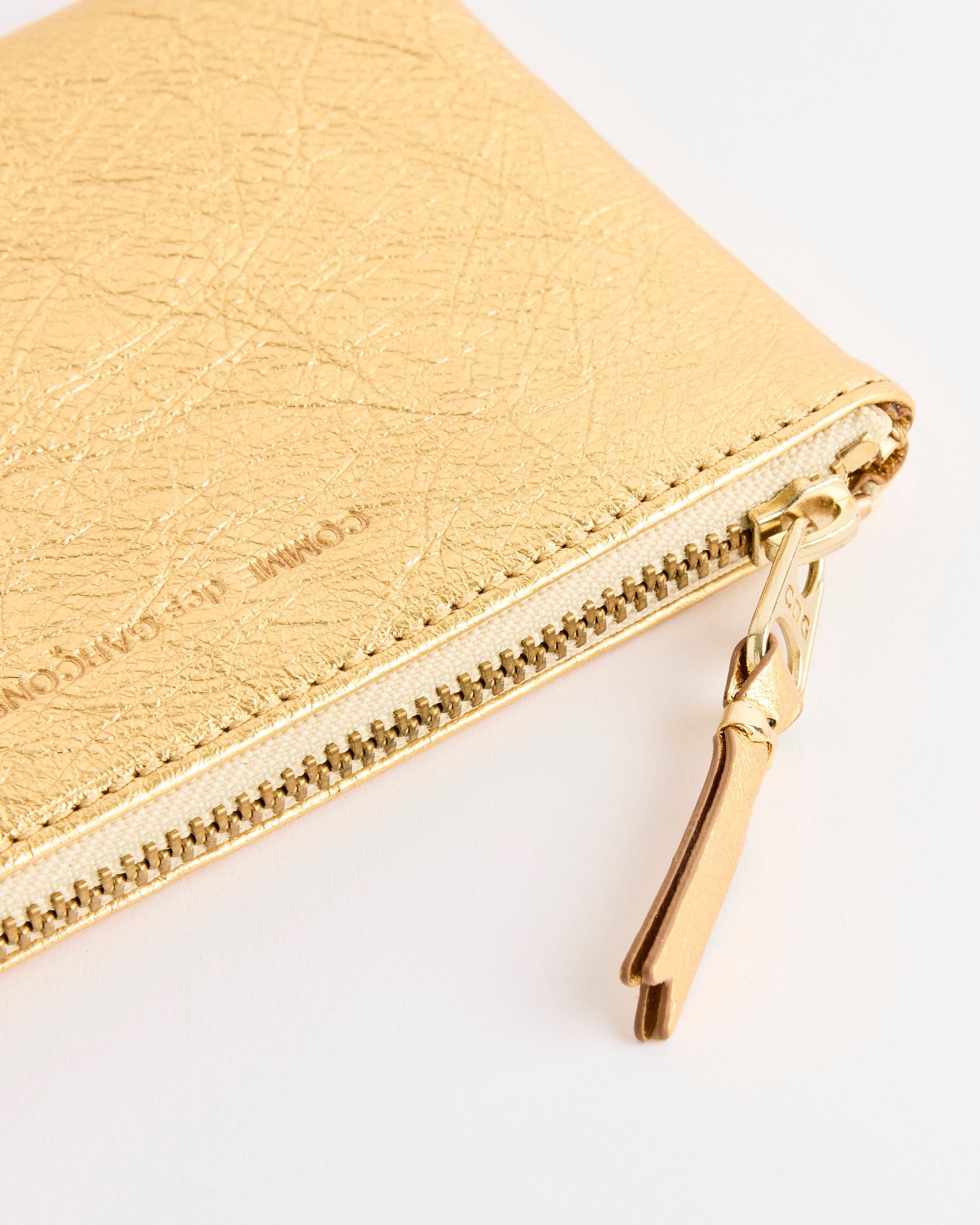 Classic Zip Pouch in Gold