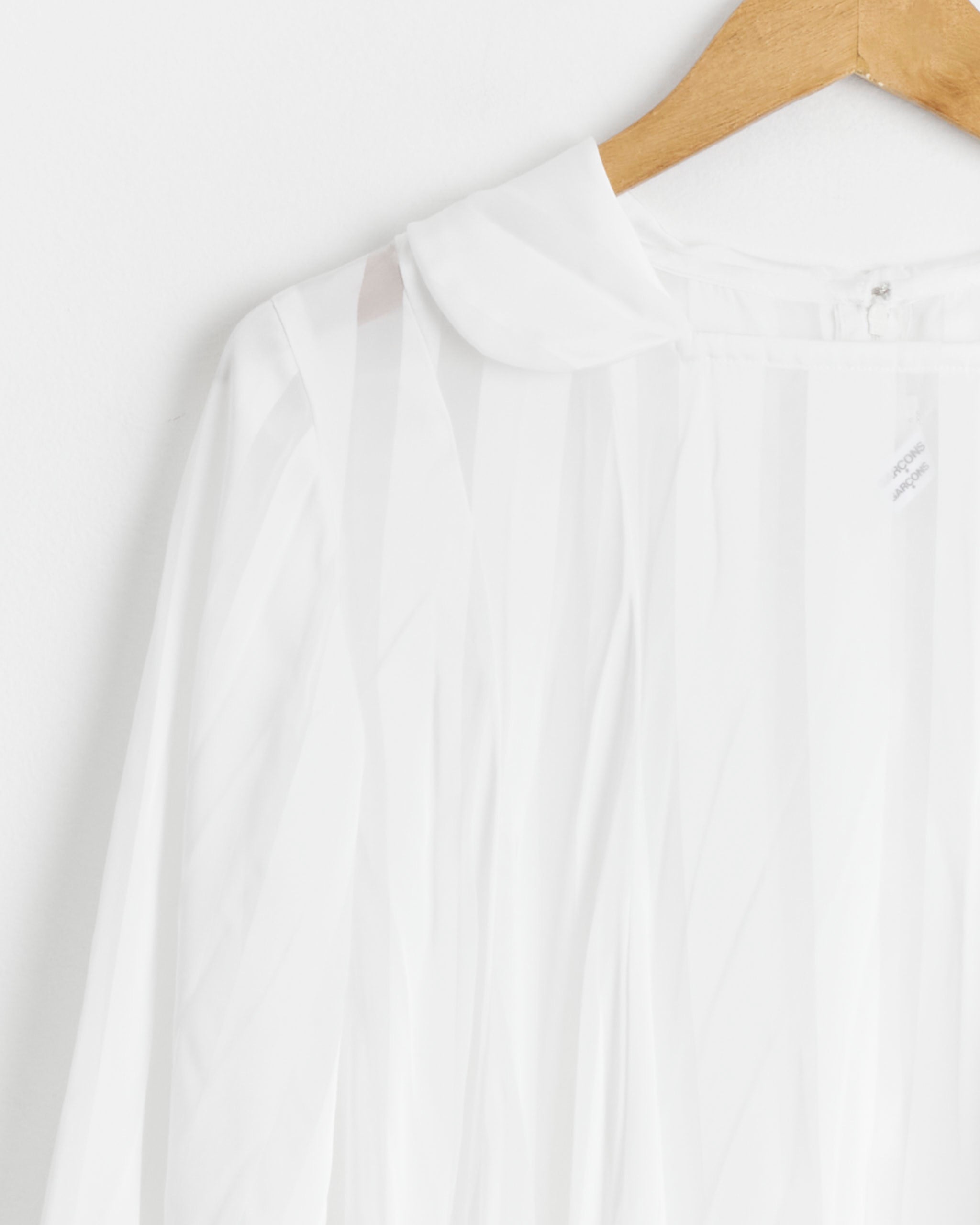 B001 Shirt Dress in White