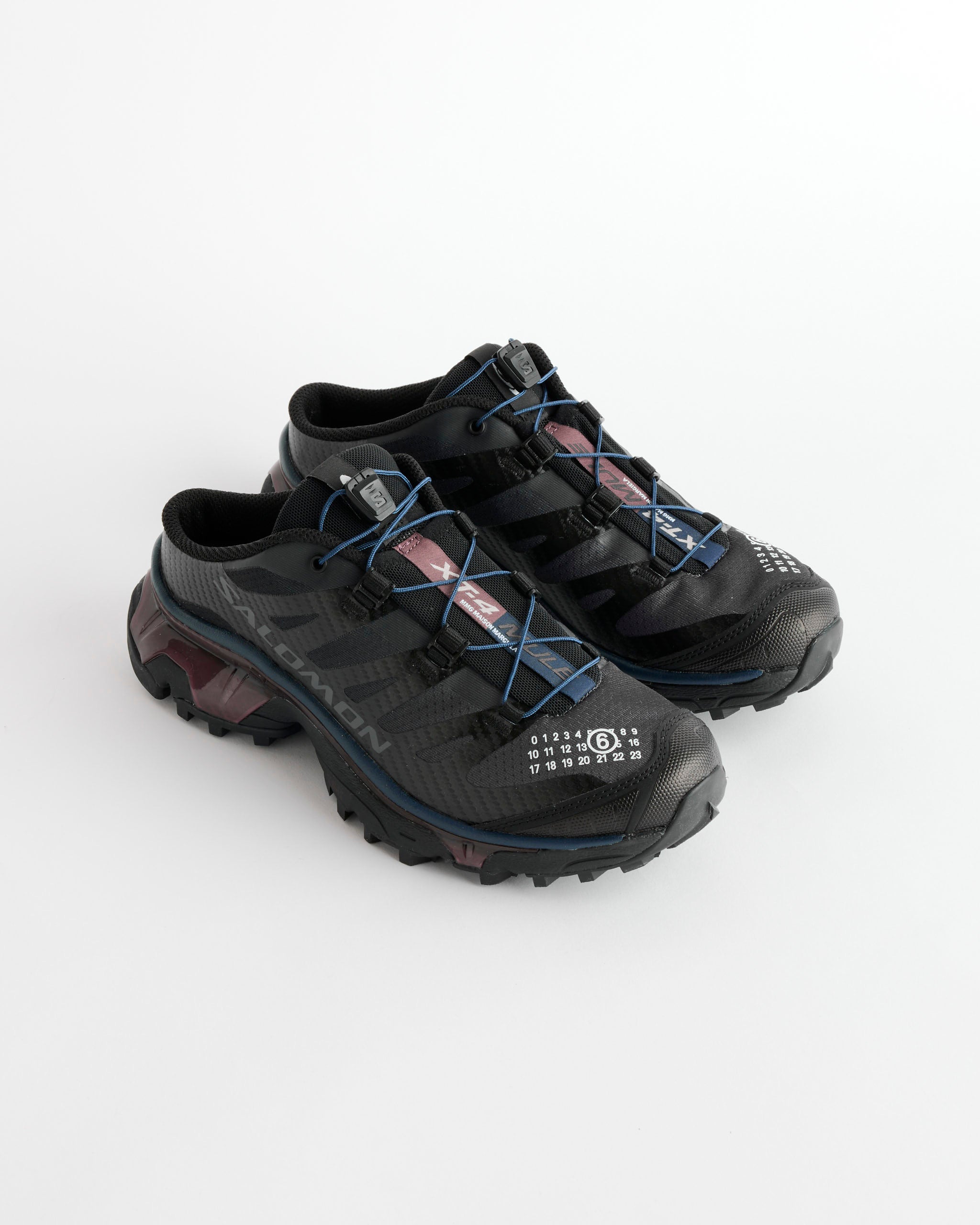 MM6 x Salomon XT Mule - Black/Nine Iron/Hunkle Berry Violet / 7 (281752)