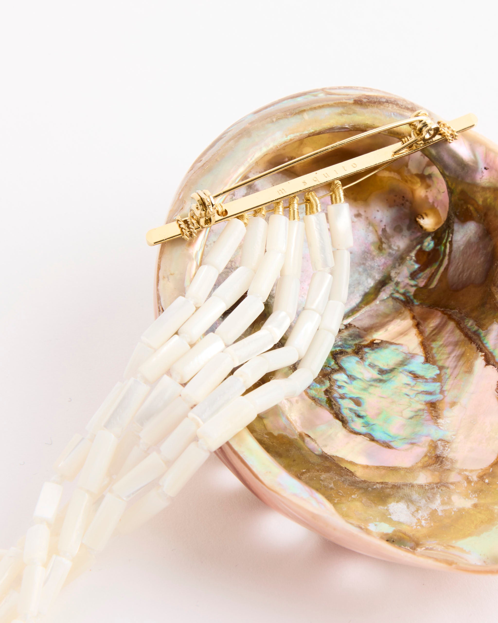 Mosquito Abalone Brooch - Default Title (281861)