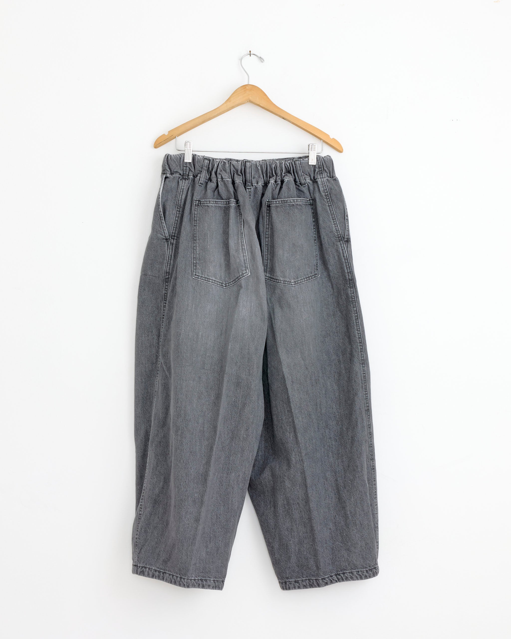Circular Pant in Black Denim Bleached - Black Denim Bleached / OS (281913)