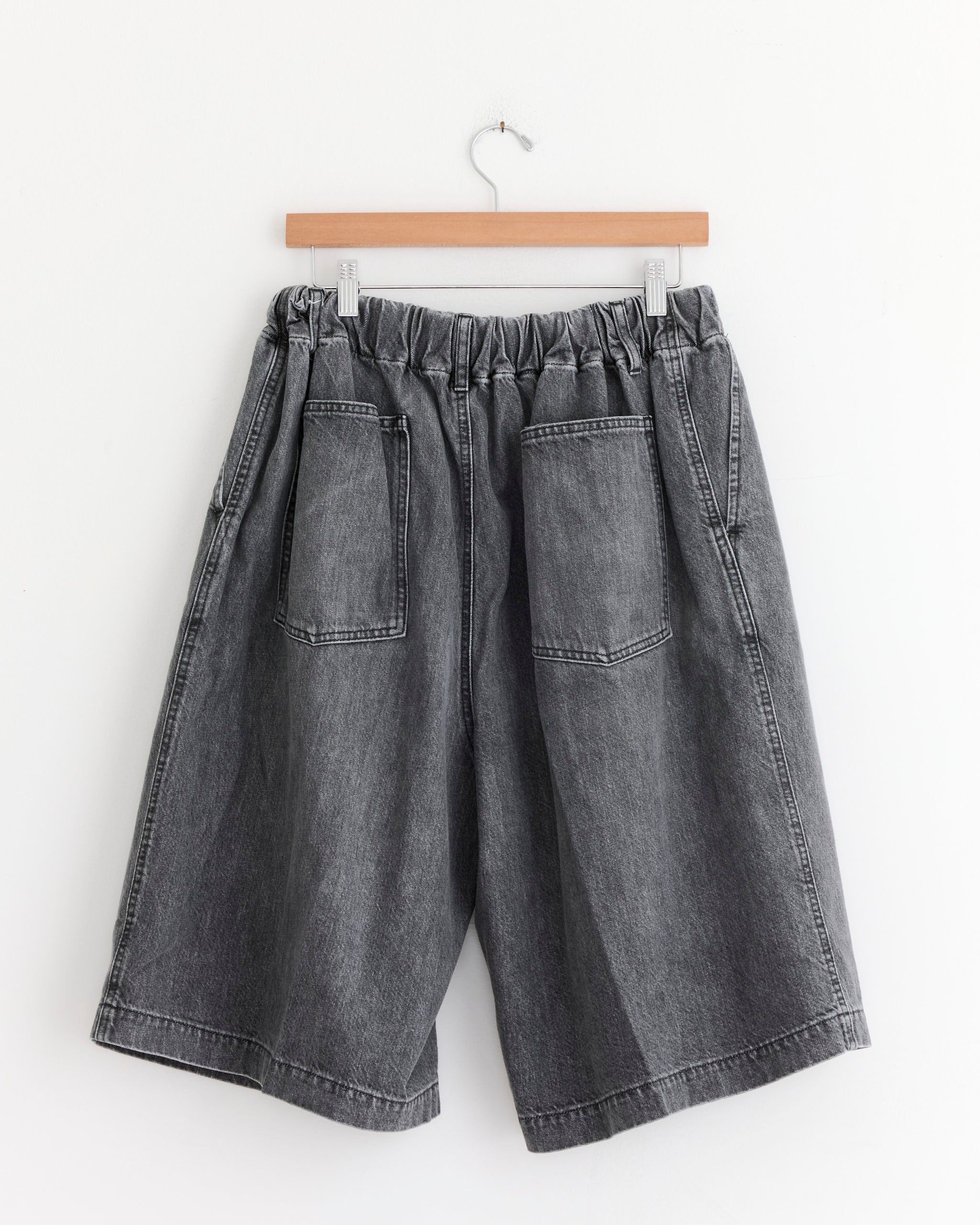 Sillage Circular Short Pant Black Denim Bleached - Black Denim Bleached / OS (281915)