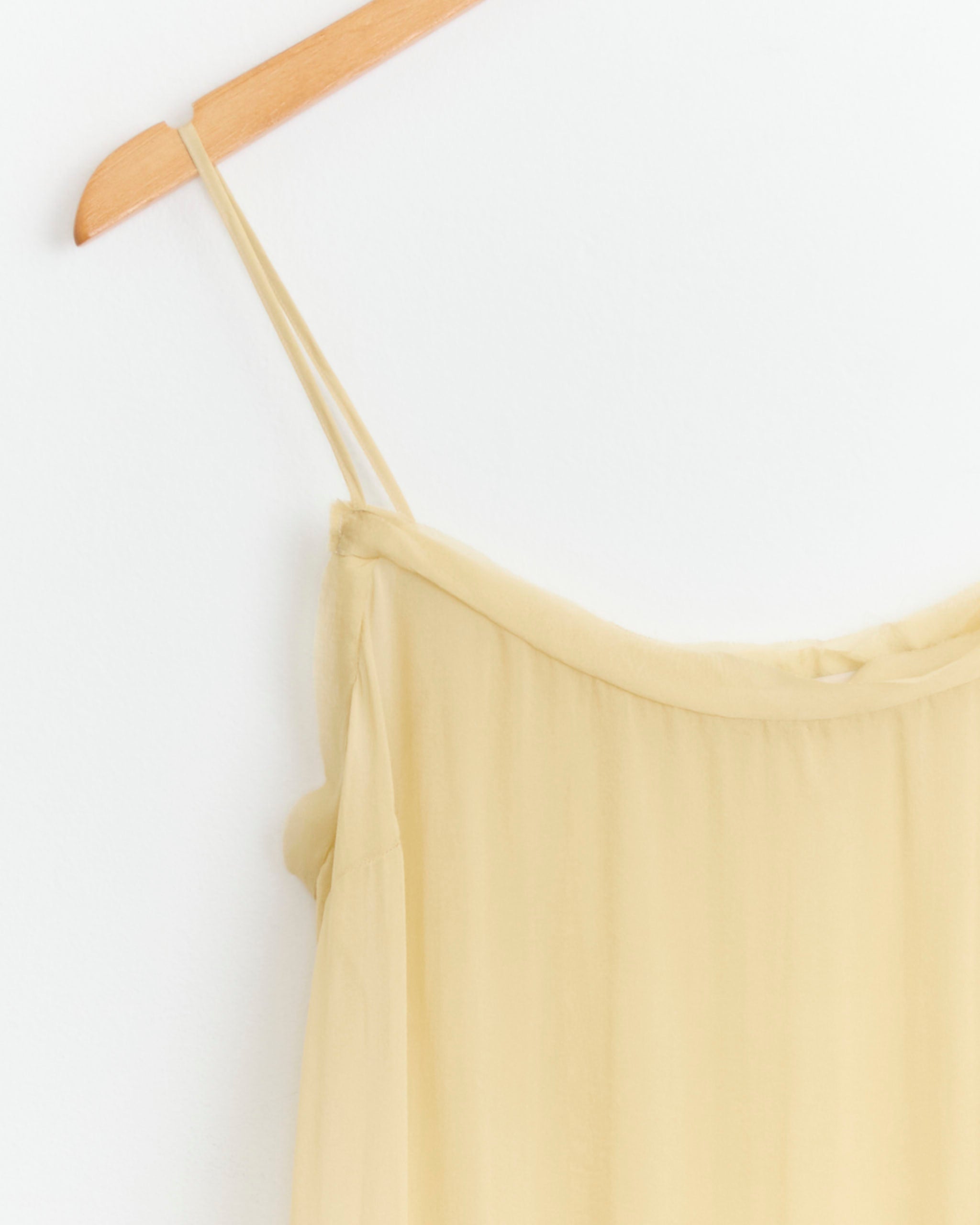 Brushed Super Kid Mohair Pullover in Light Khaki