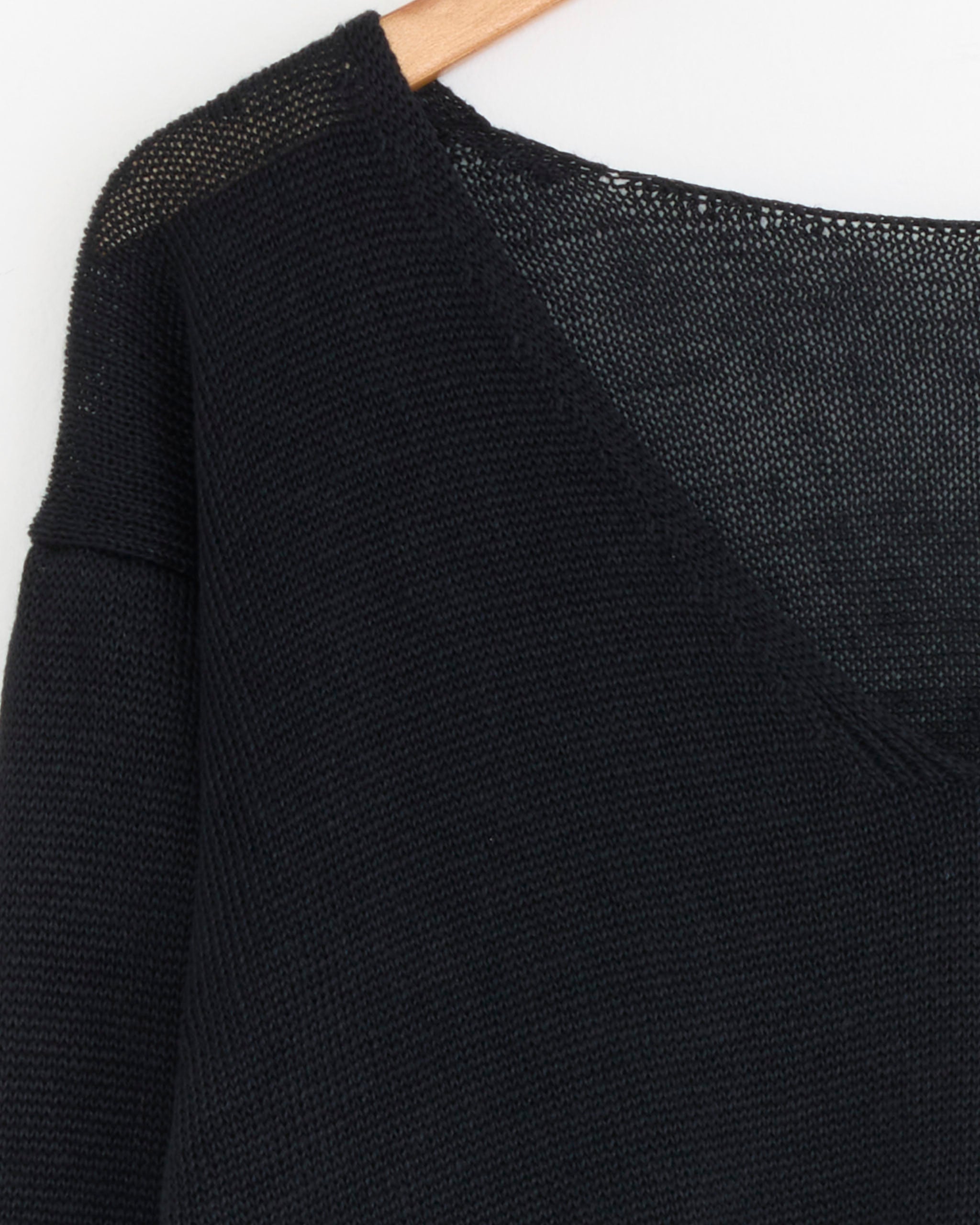 トップス TODAYFUL Loundhem Linen Knit black Linen Knit Sweater in Black