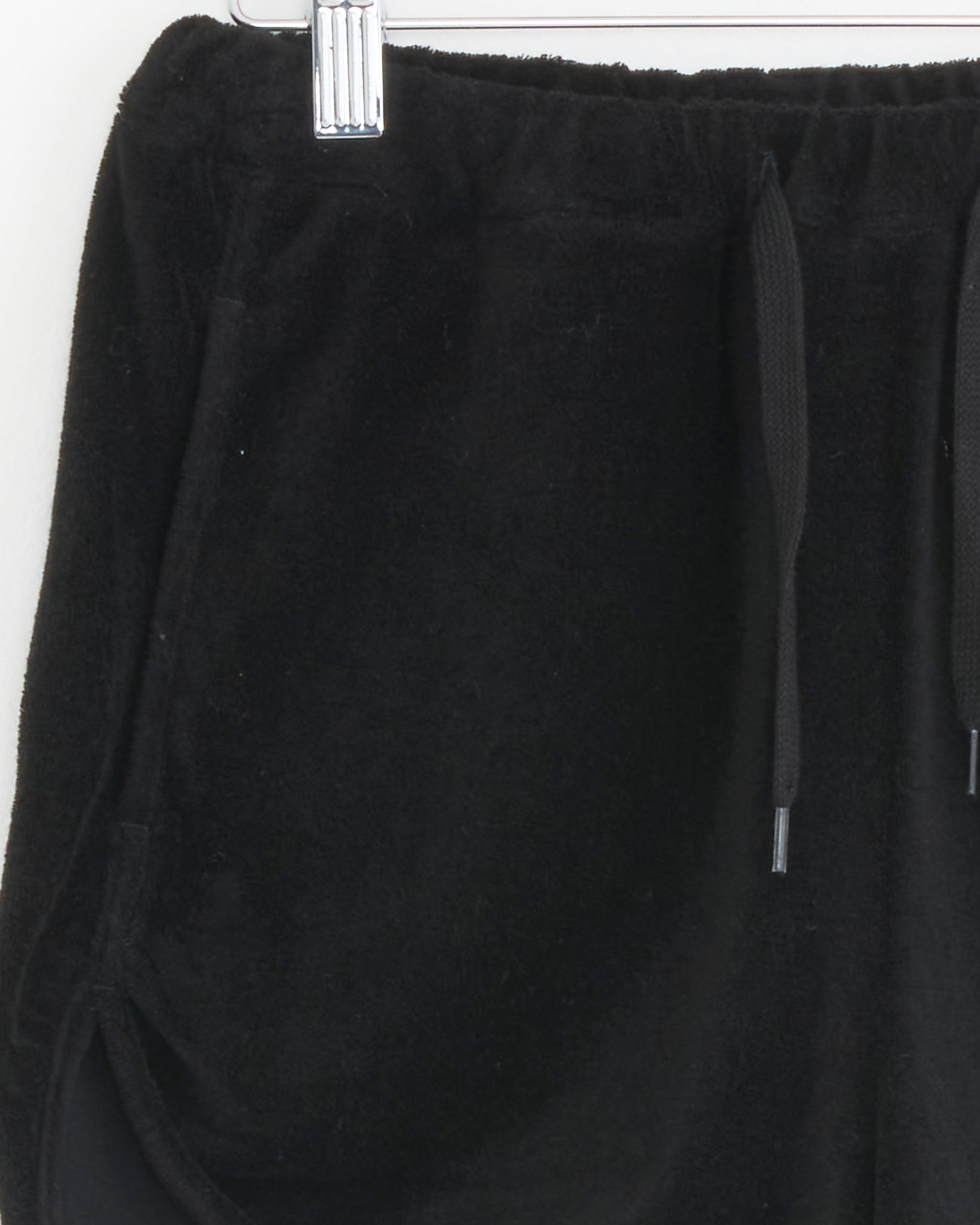Pile Shorts in Black
