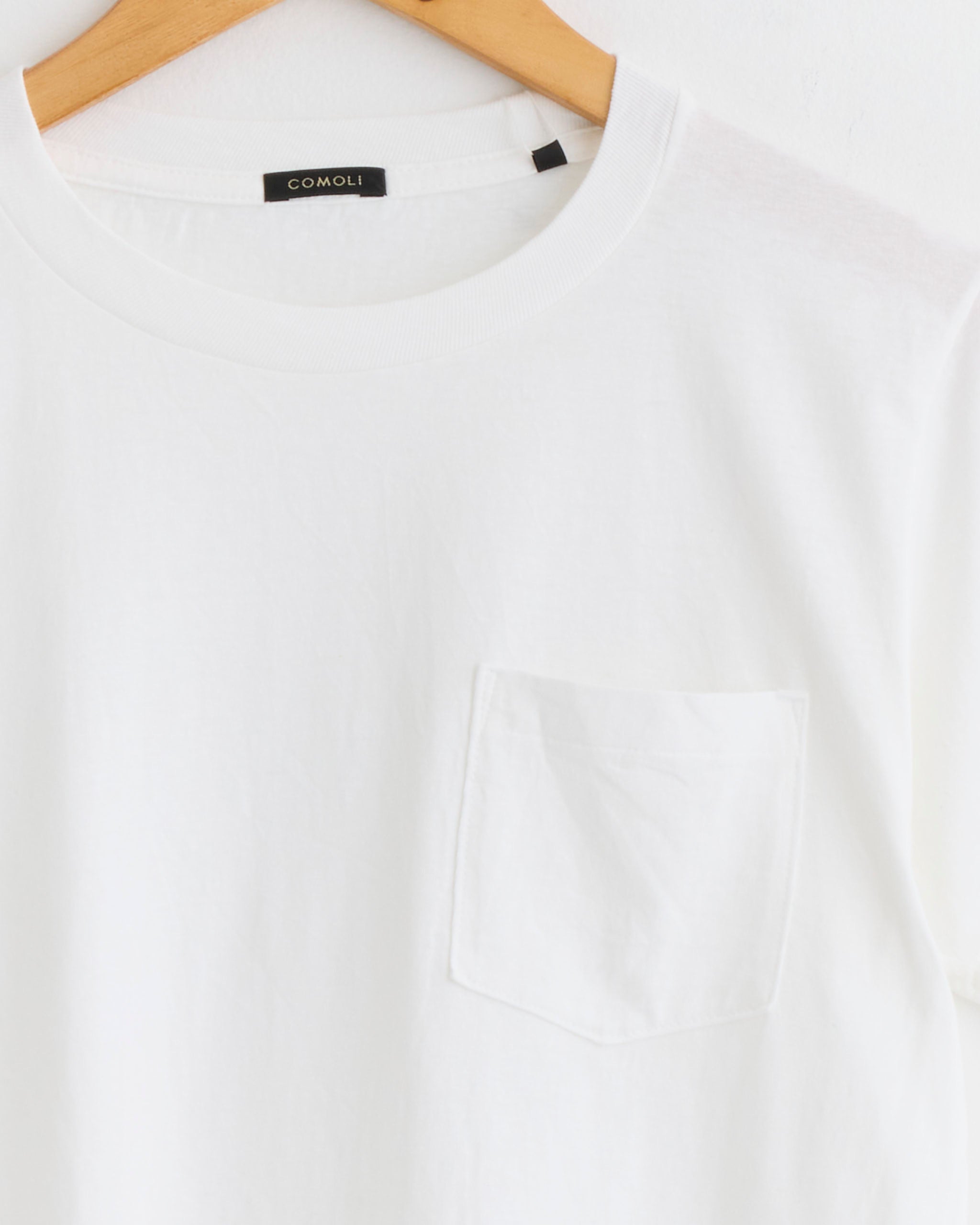 Comoli Pocket T-Shirt - White / 1 (282251)