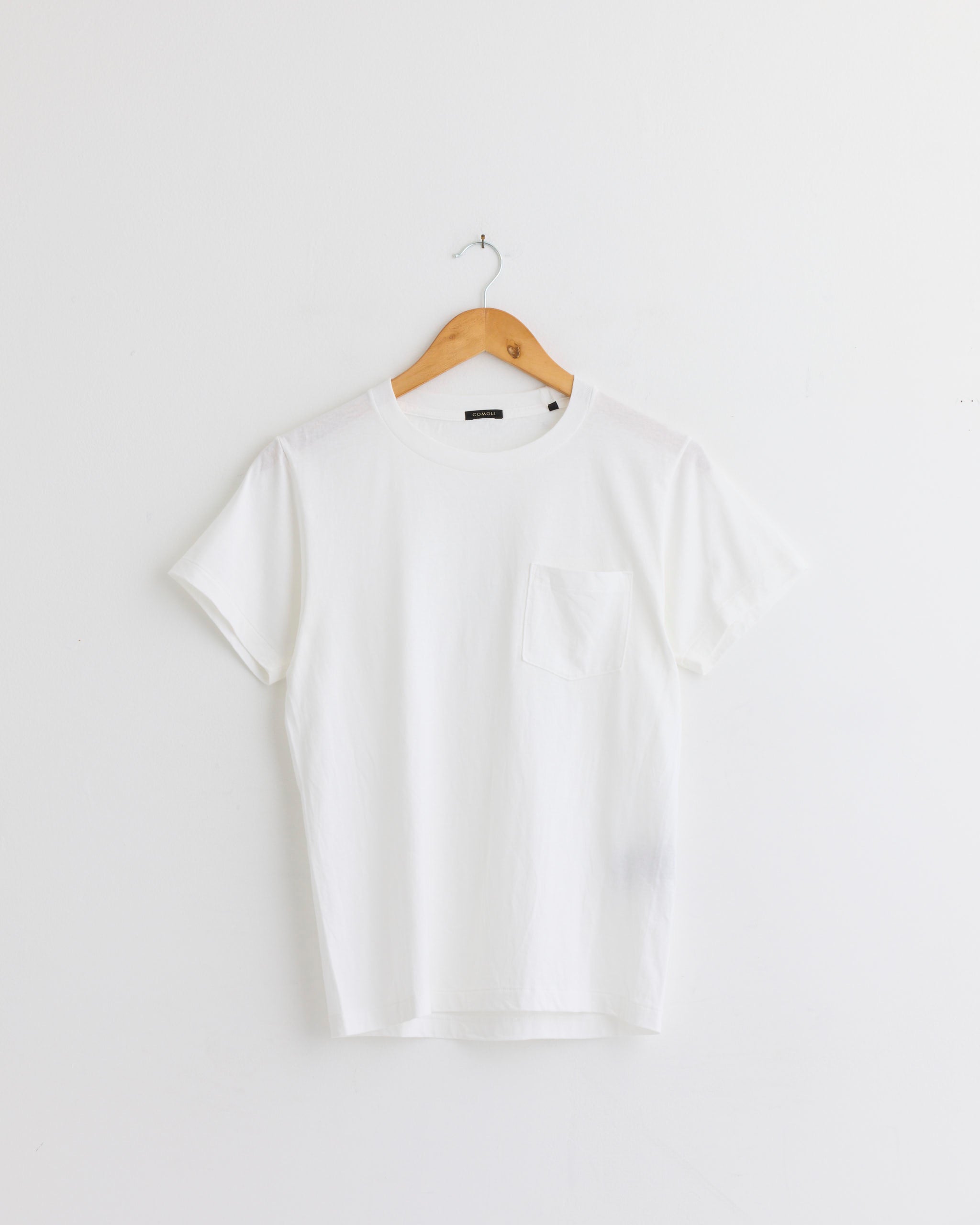 Comoli Pocket T-Shirt - White / 1 (282251)
