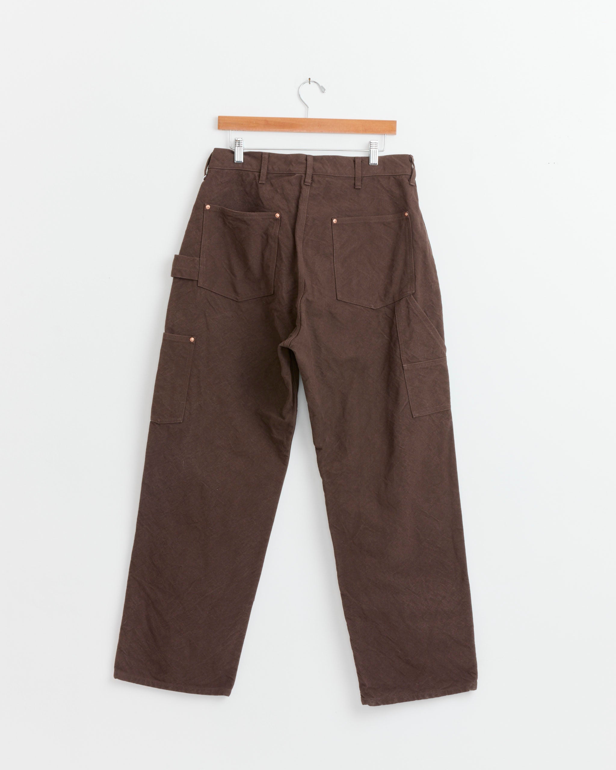 Comoli Cotton Duck Painter Pant - Brown / 2 (282274)