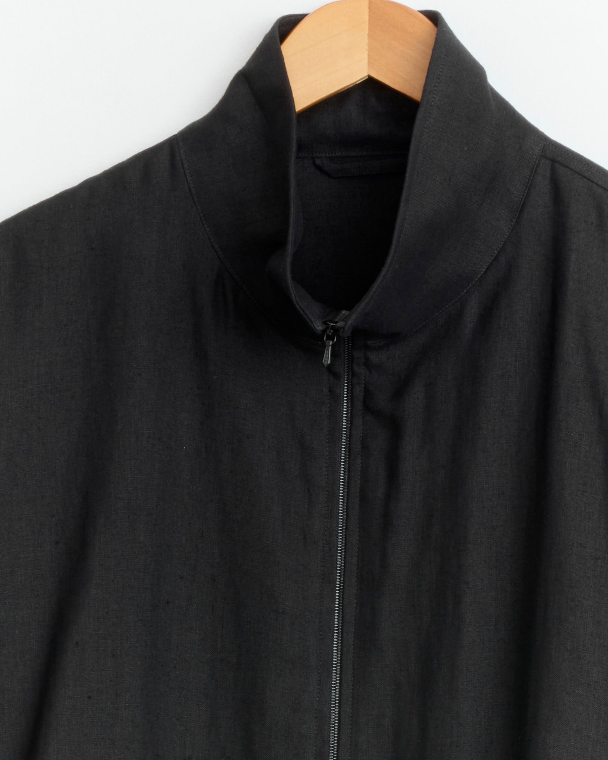 Canapa Zip Jacket in Black