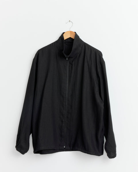 Canapa Zip Jacket in Black