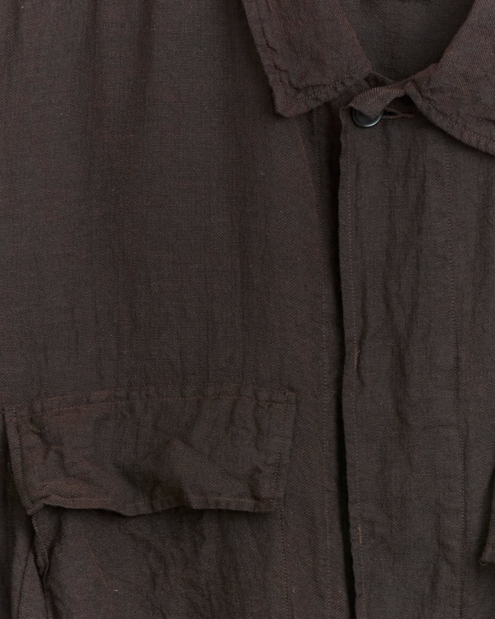 Silk Cotton B.D.U. Jacket in Brown