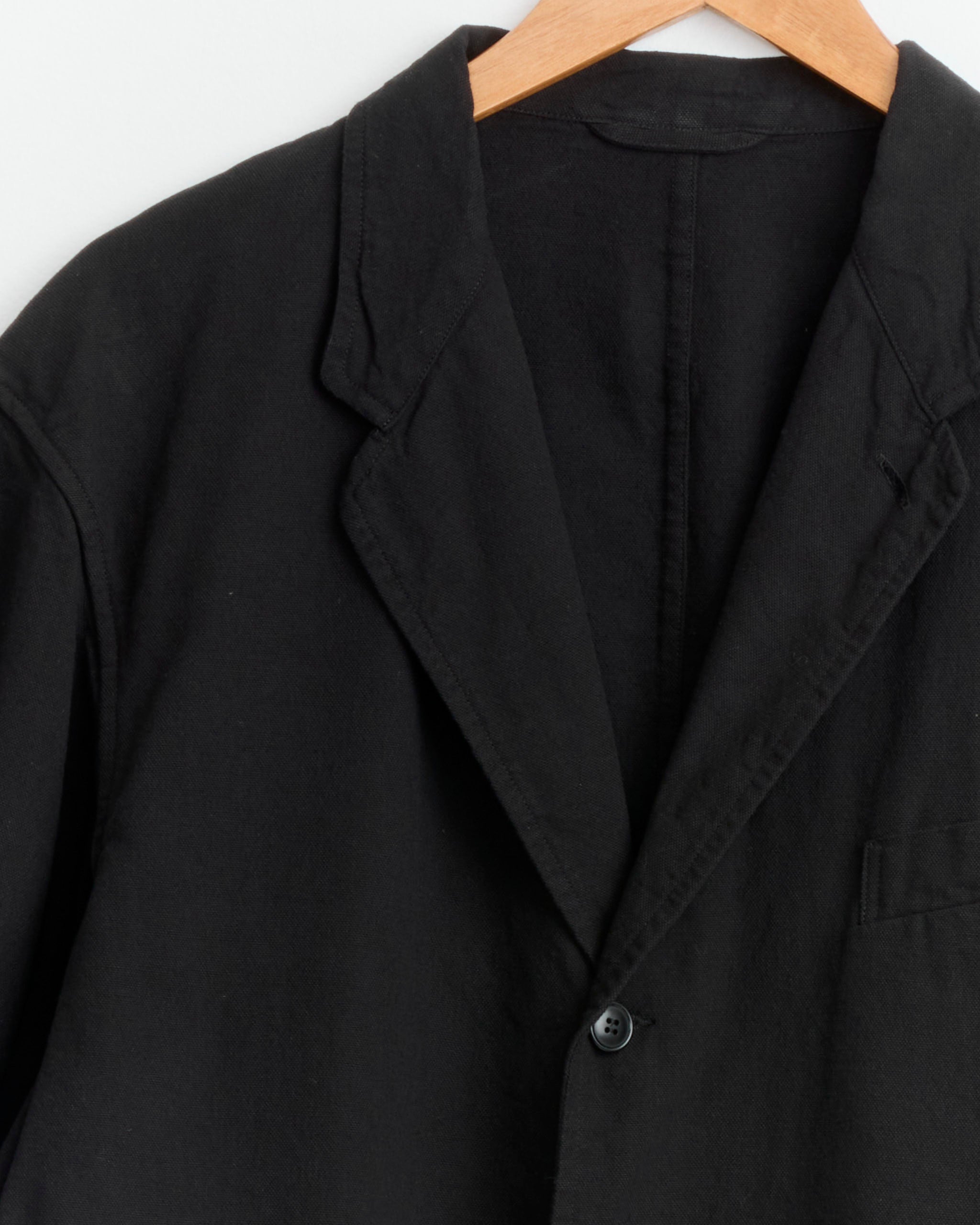 Cotton Duck Jacket in Black