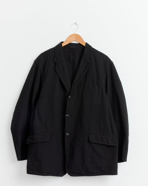 Cotton Duck Jacket in Black