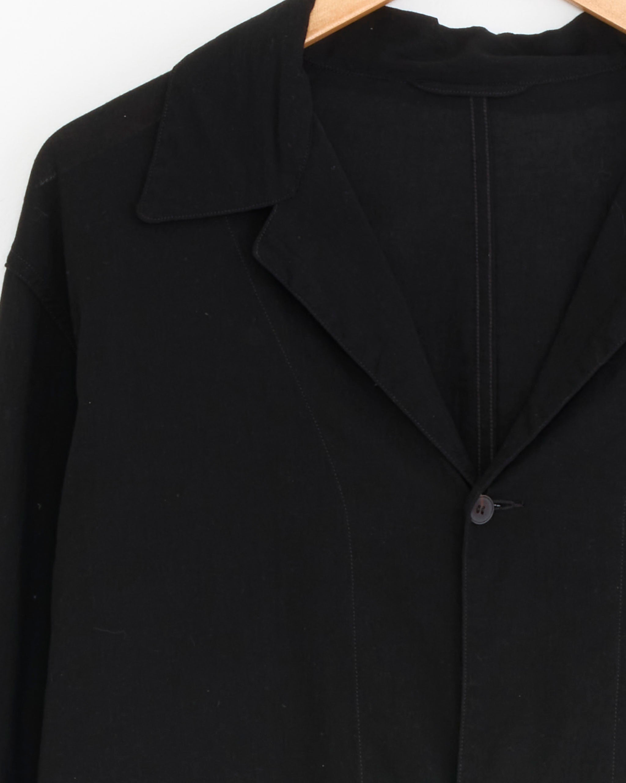 26SS COMOLI OXFORD 1938 JACKET オックス　2 Oxford 1938 Jacket in Black