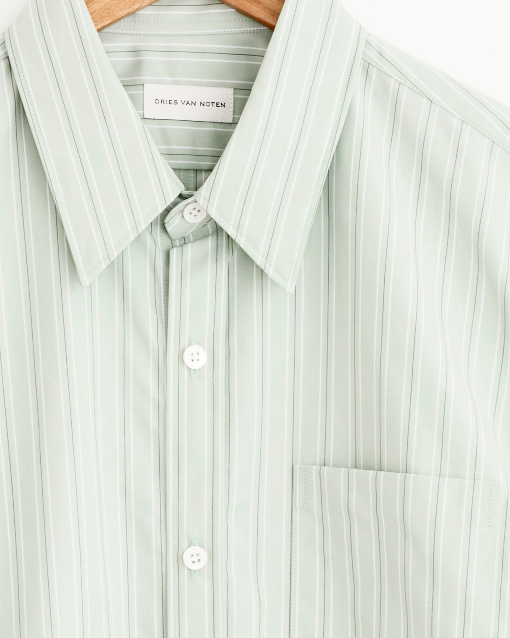 Cotton Shirt in Pistache Cotton Shirt in Pistache