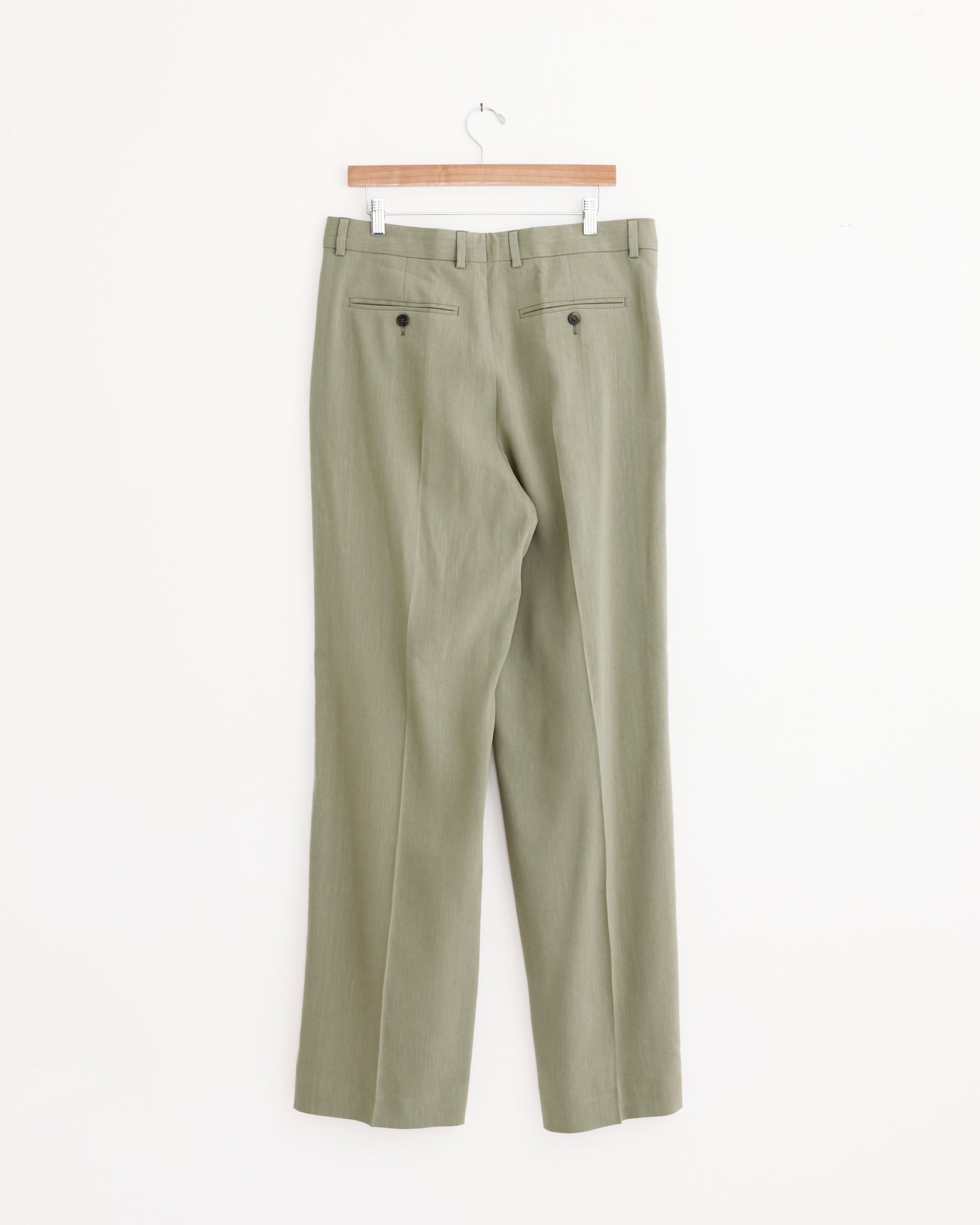 Pleated Pant in Pistache